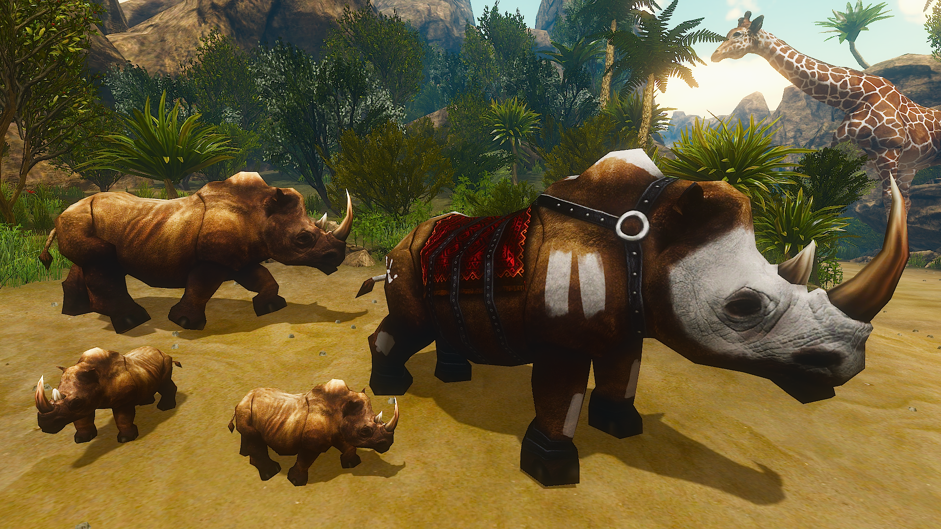 اسکرین شات 3 بازی Furious Rhino Simulator