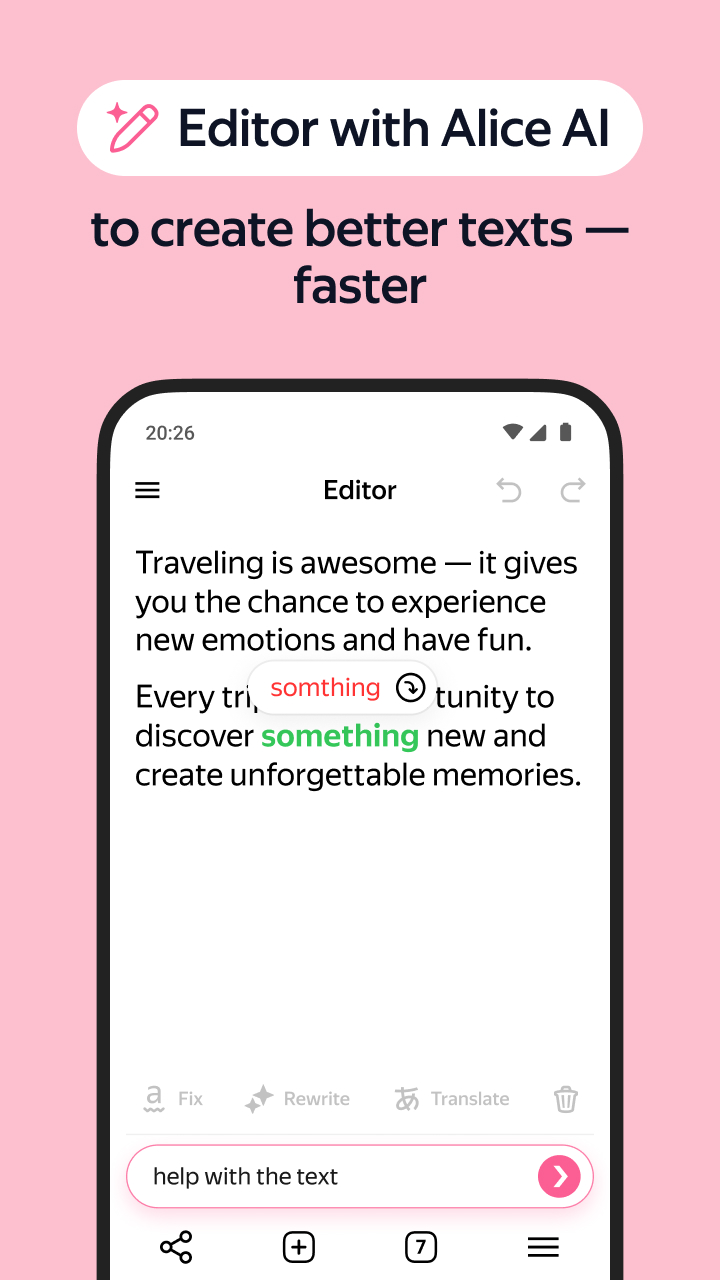 اسکرین شات 4 برنامه Yandex Browser with Alice AI