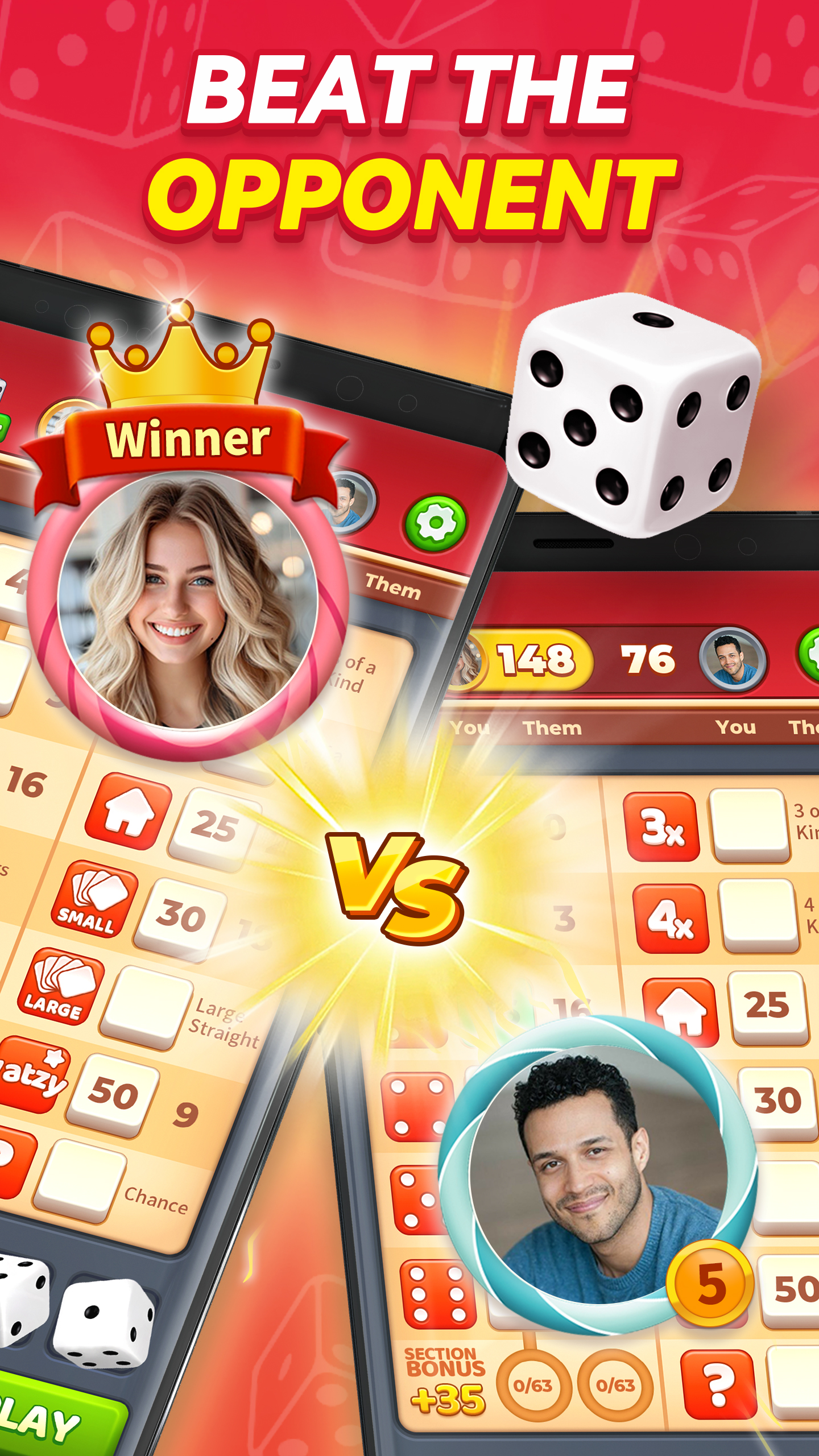 اسکرین شات 3 بازی Yatzy GO! Classic Dice Game
