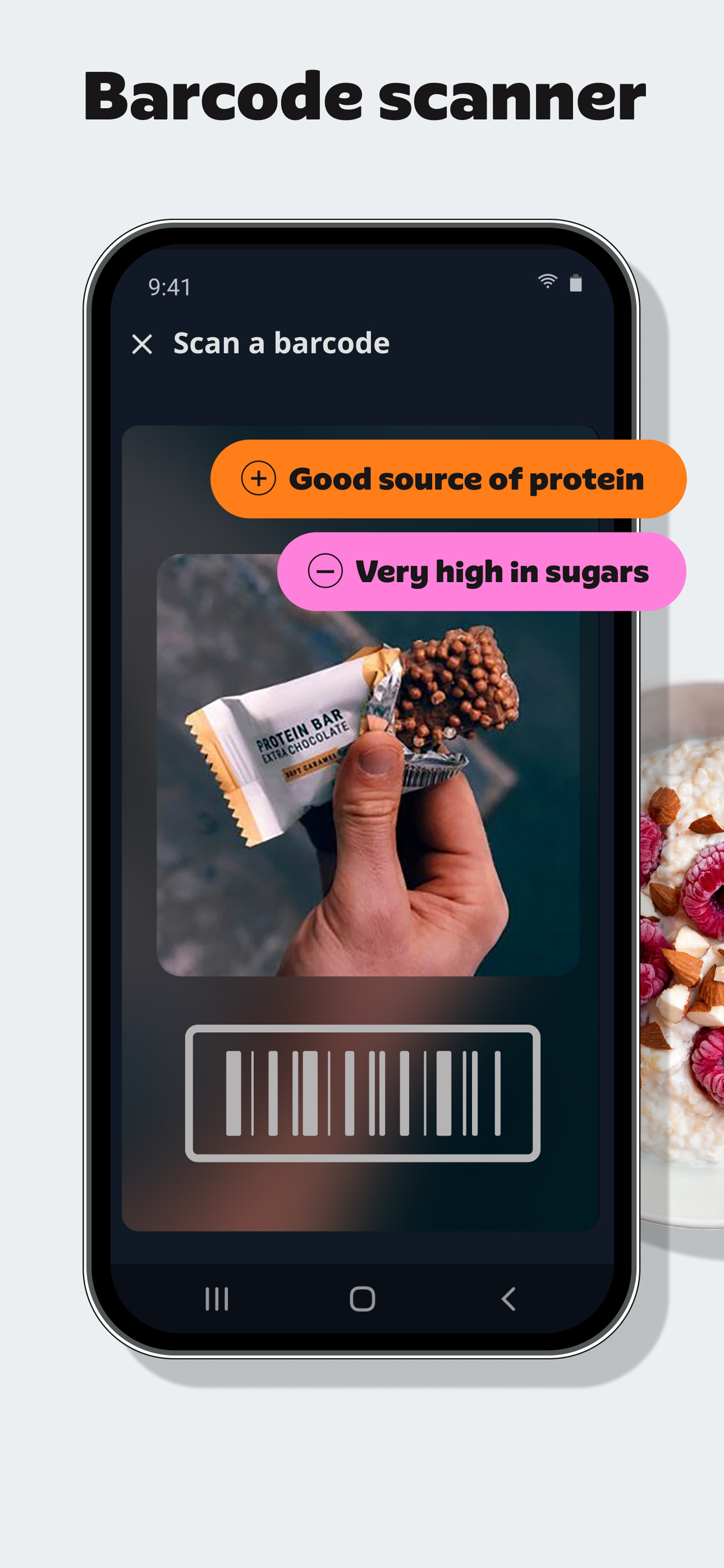 اسکرین شات 4 برنامه AI Calorie Counter by Yazio
