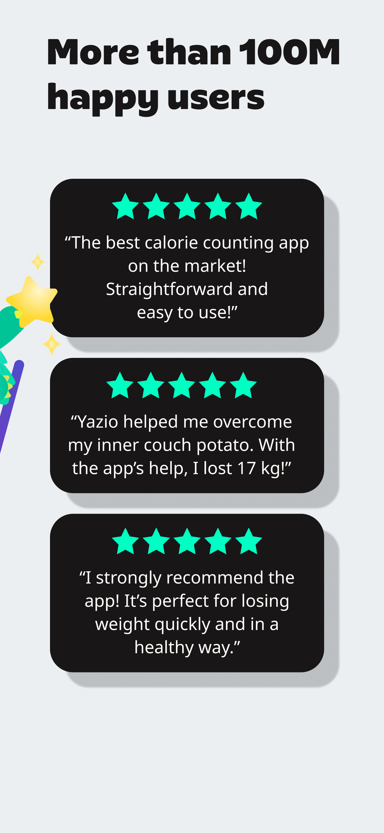 اسکرین شات 8 برنامه AI Calorie Counter by Yazio