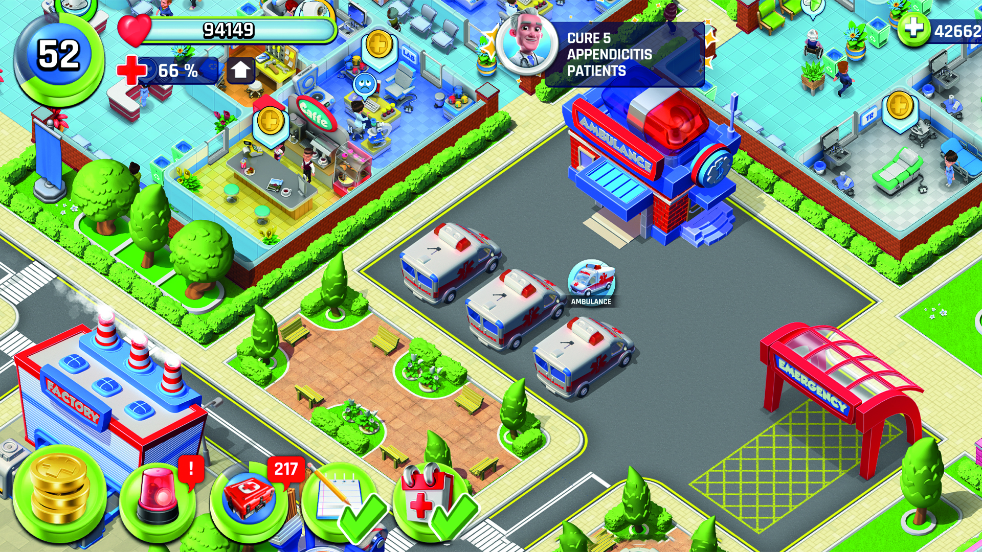 اسکرین شات 4 بازی Dream Hospital: Doctor Tycoon