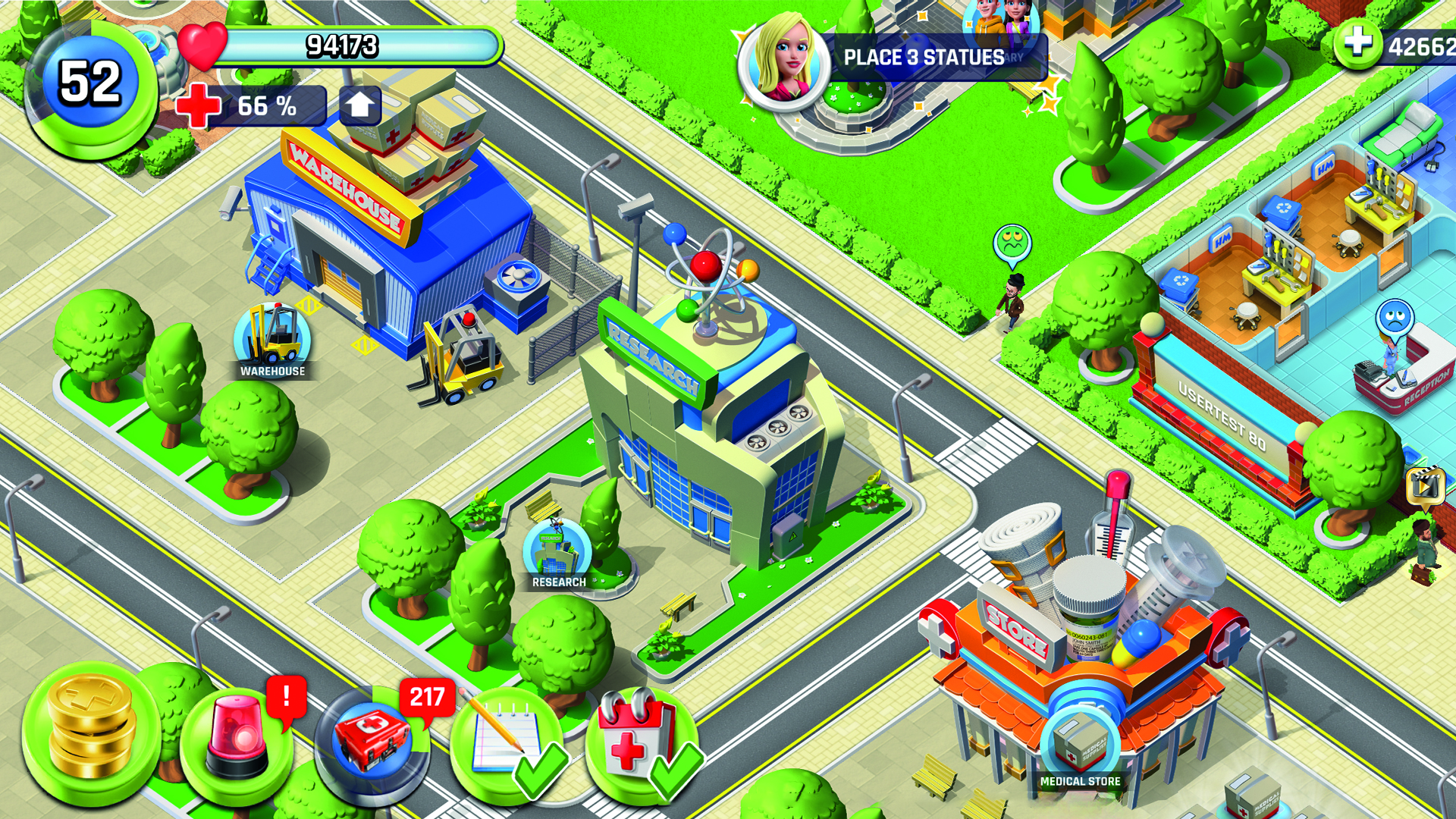 اسکرین شات 6 بازی Dream Hospital: Arzt-Tycoon