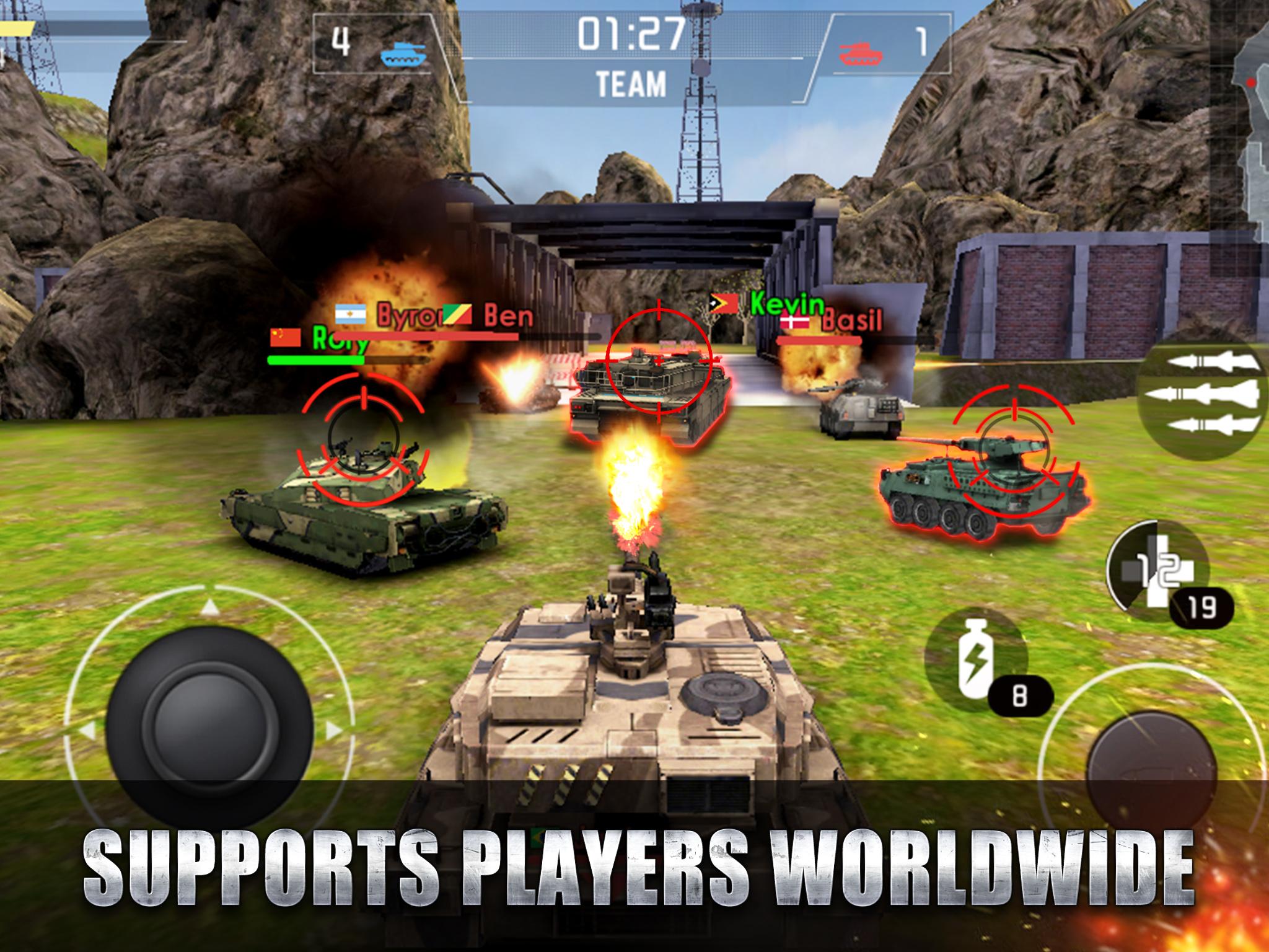 اسکرین شات 6 بازی Tank Strike - battle online