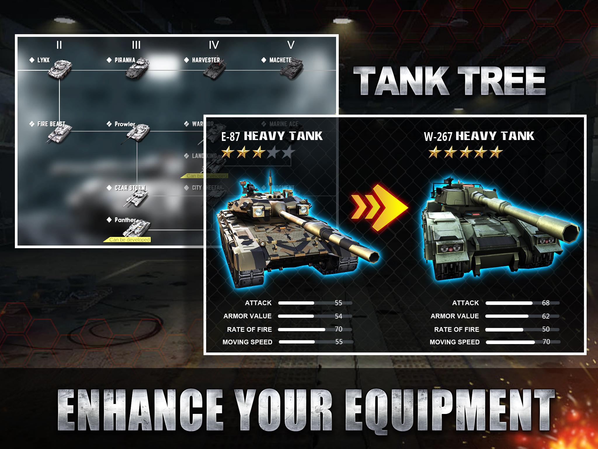 اسکرین شات 4 بازی Tank Strike - battle online