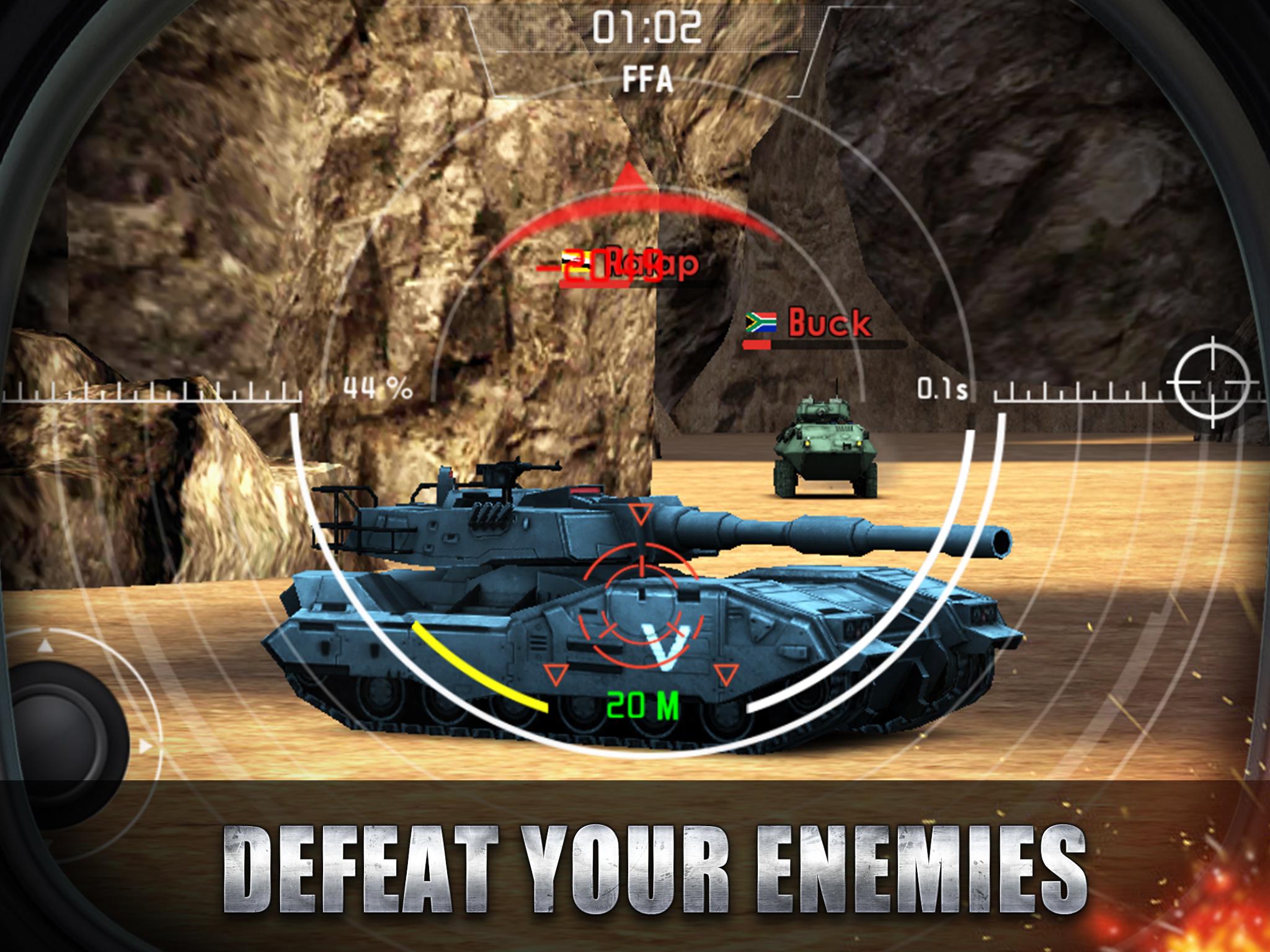 اسکرین شات 3 بازی Tank Strike - battle online