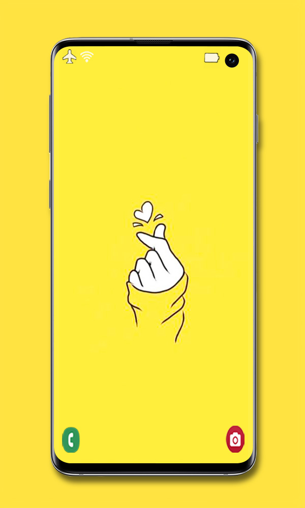 اسکرین شات 5 برنامه Yellow Wallpaper