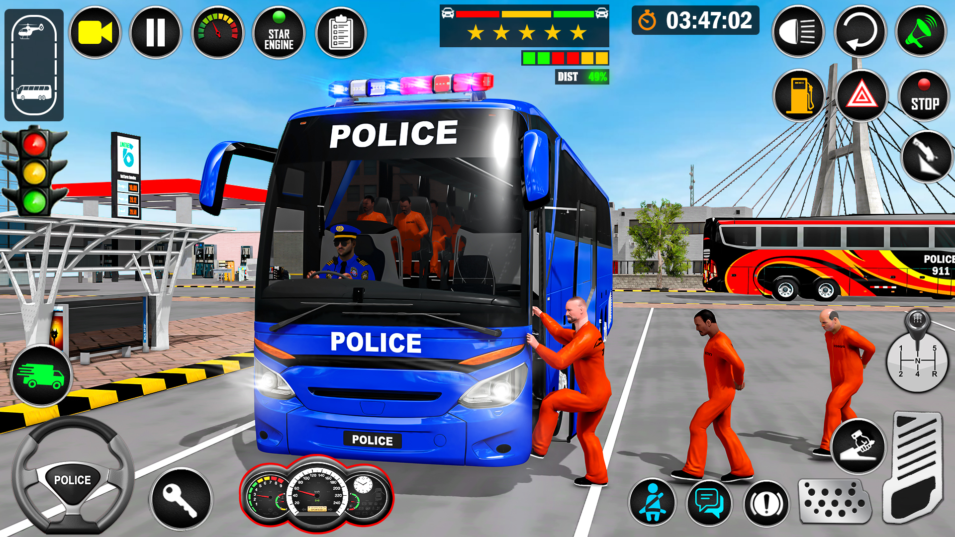 اسکرین شات 3 بازی City Bus Simulator Bus Game 3D