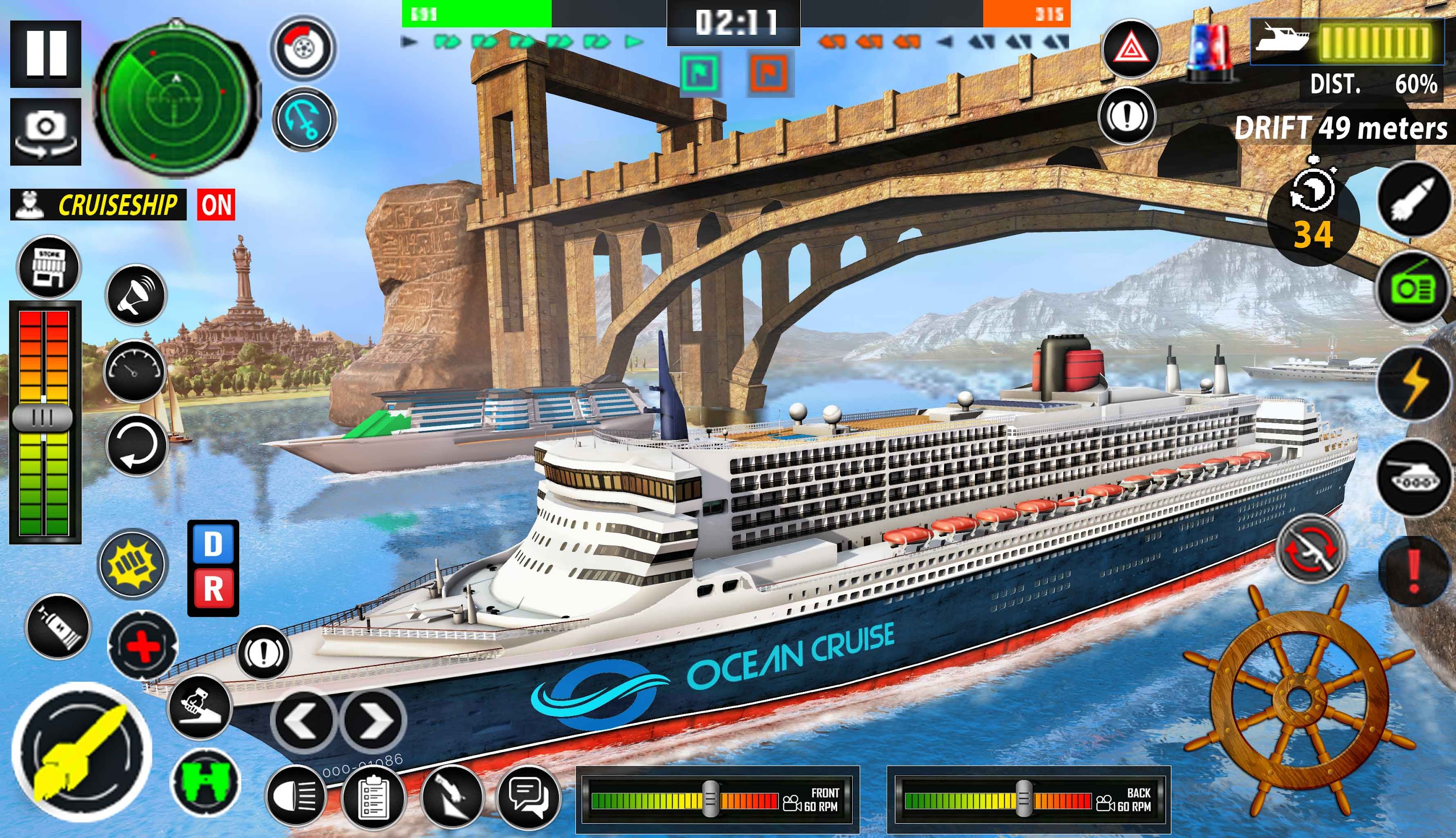 اسکرین شات 5 برنامه Cruise Ship Driving Simulator