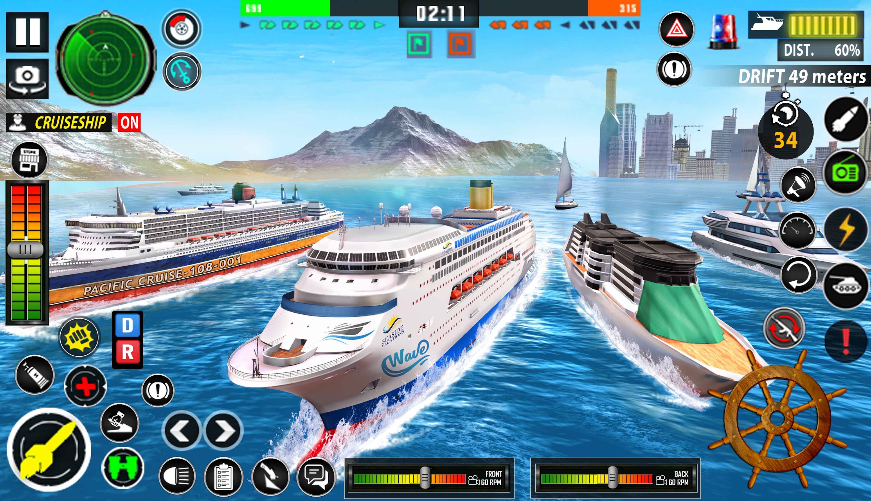 اسکرین شات 6 برنامه Cruise Ship Driving Simulator