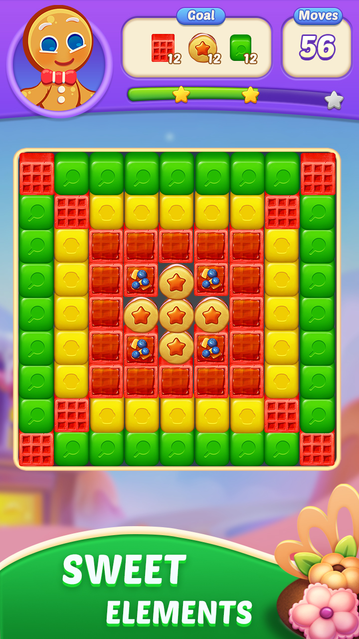 اسکرین شات 2 بازی Candy Blast Fever:Cubes Crush