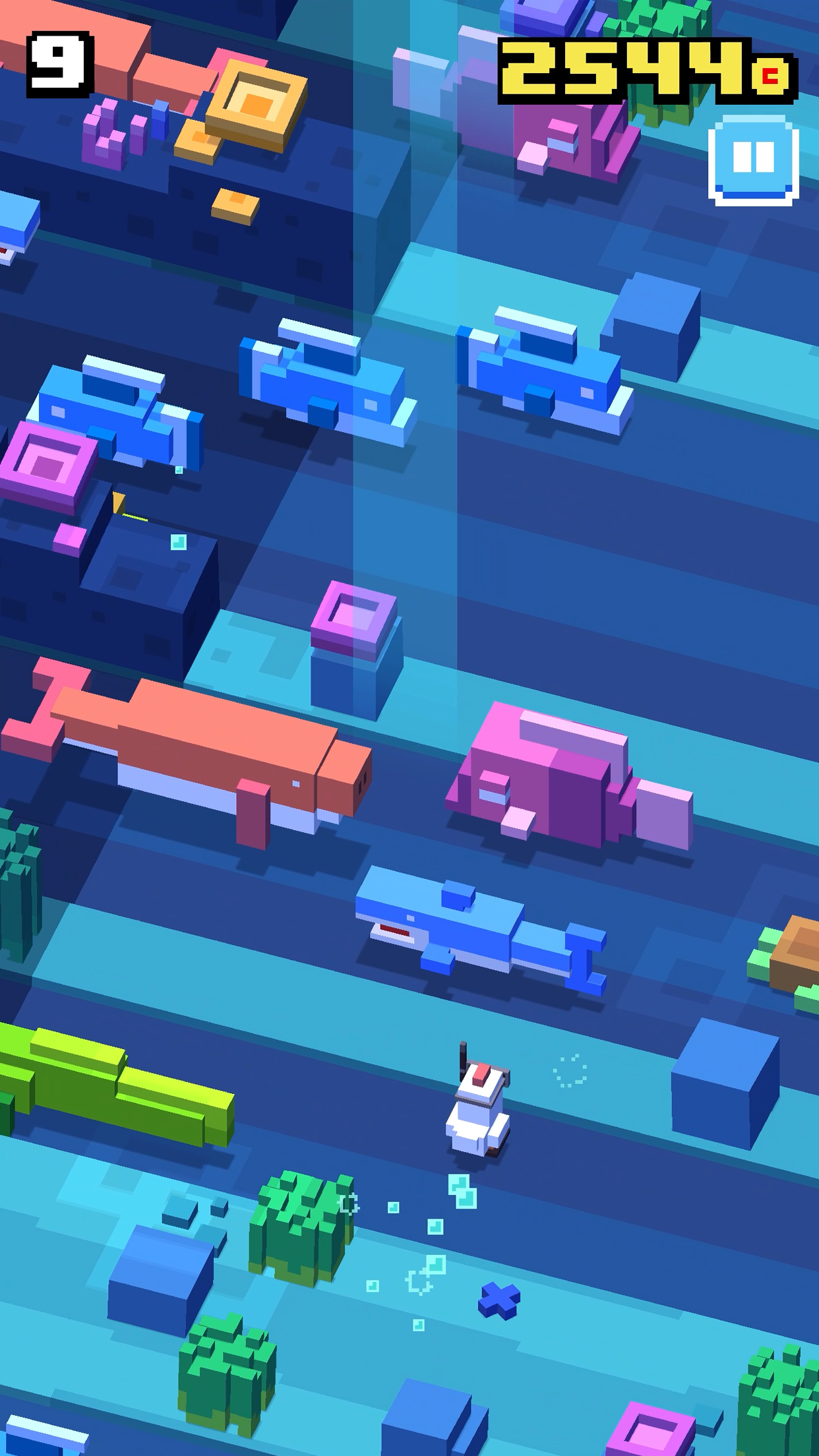 اسکرین شات 2 بازی Crossy Road