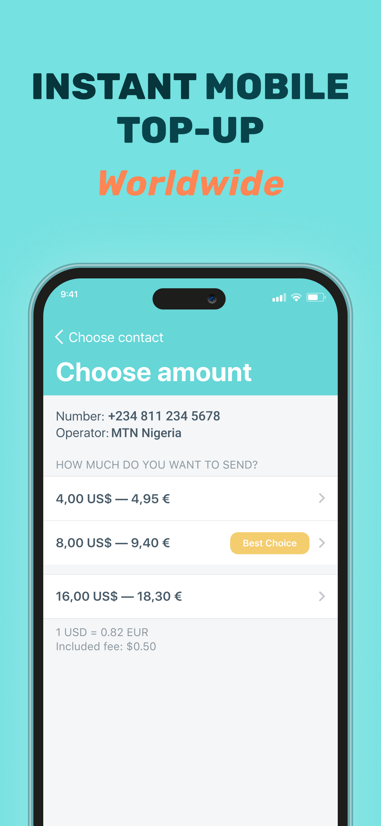 اسکرین شات 3 برنامه Yolla: International Calling