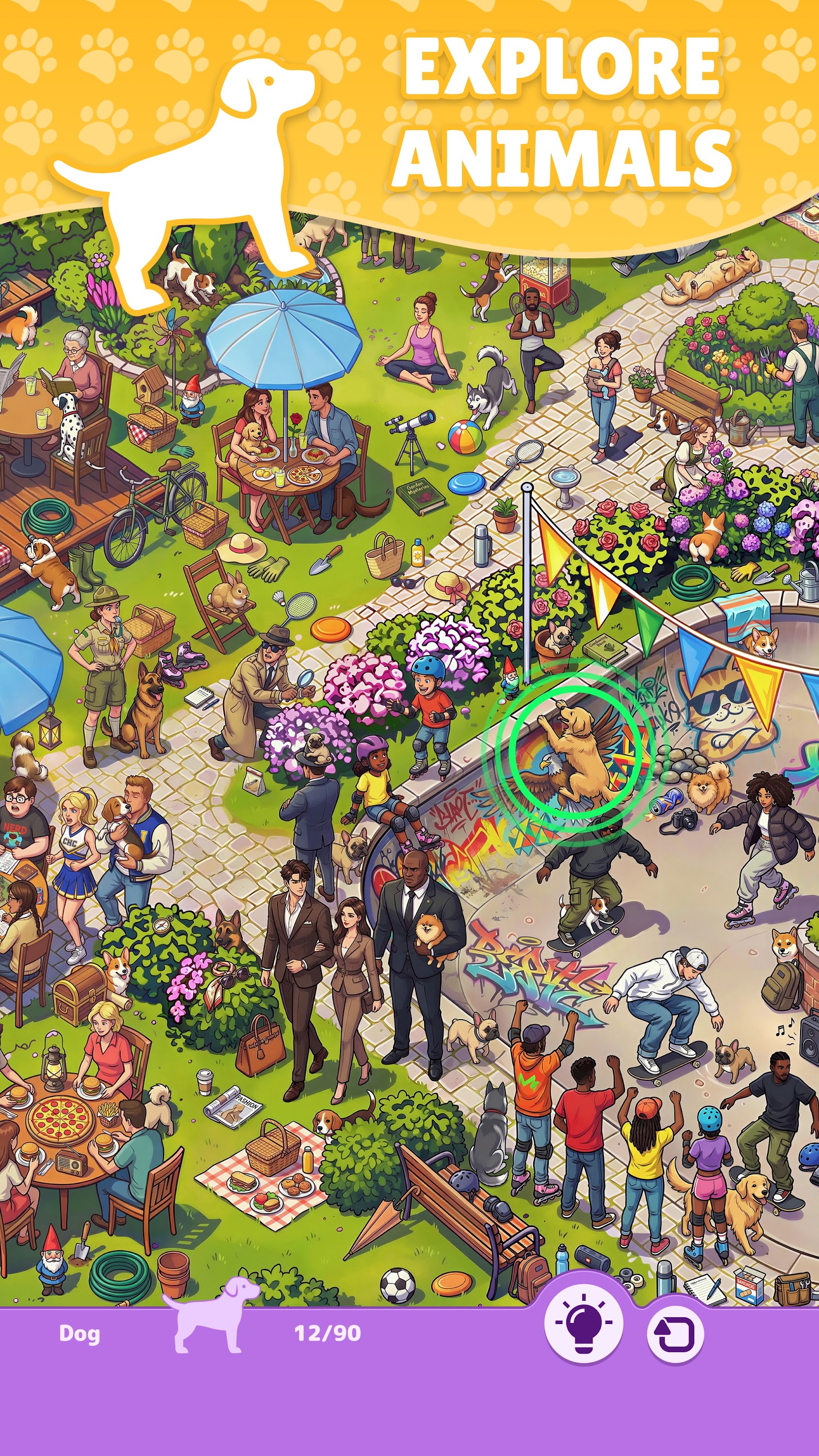 اسکرین شات 1 بازی Finding Animals - Spot All