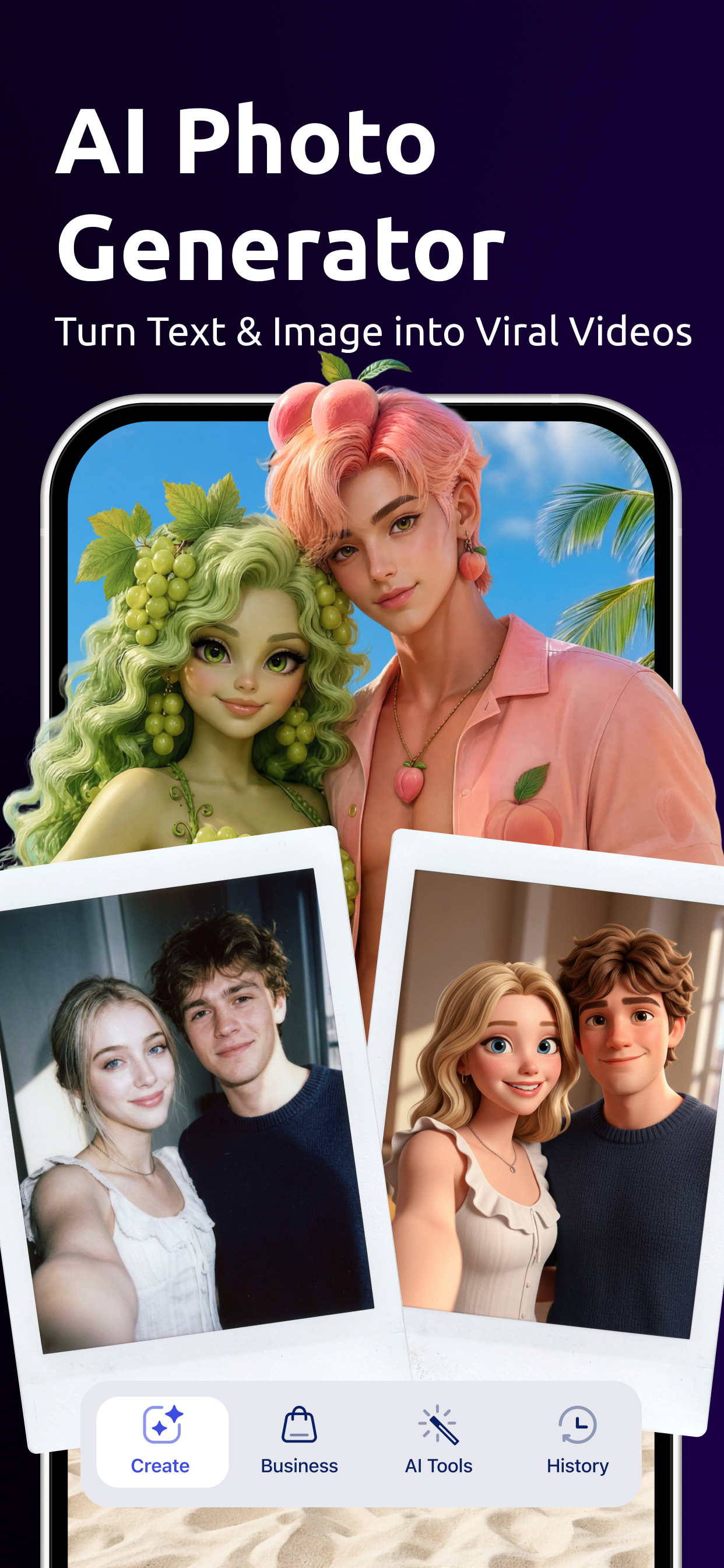 اسکرین شات 1 برنامه YouCam AI Pro: AI Image &Video