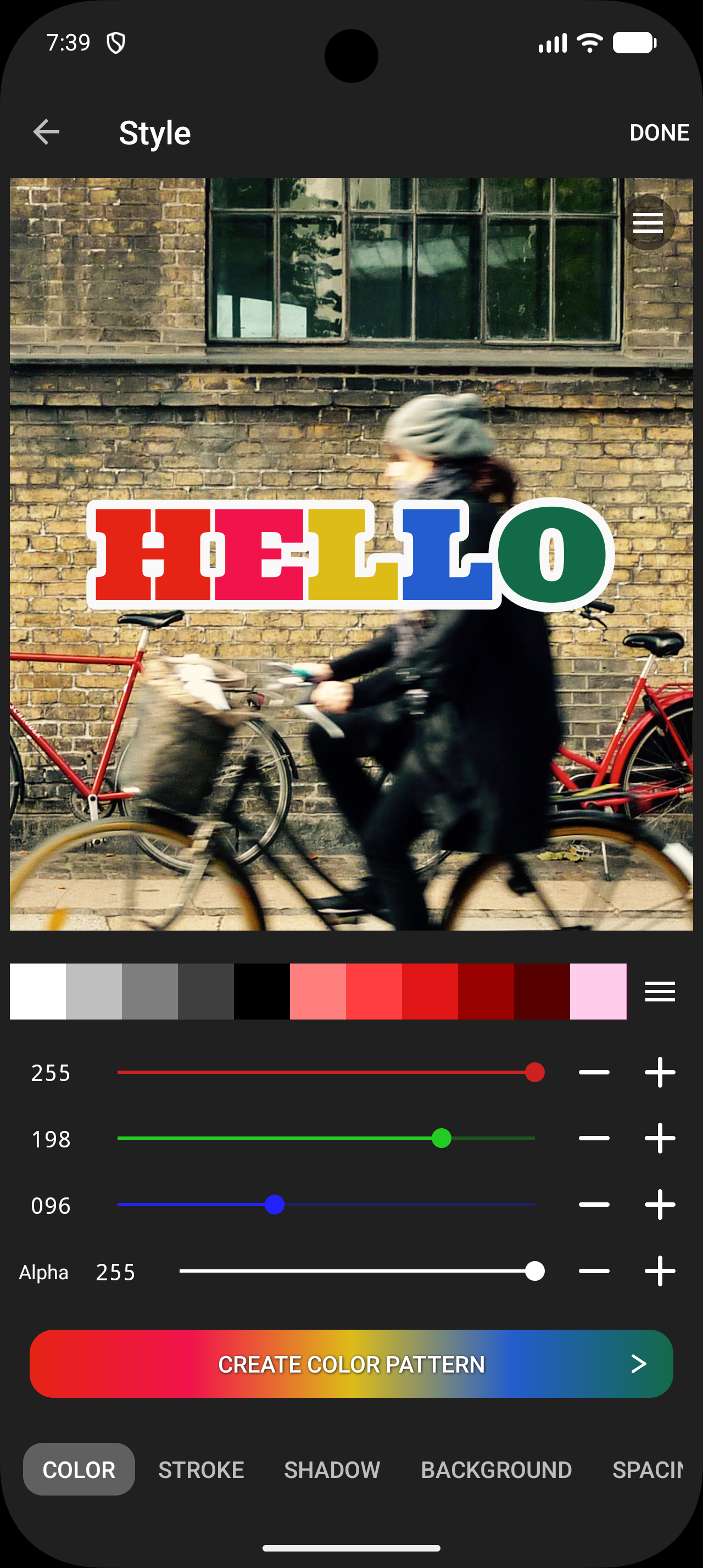 اسکرین شات 6 برنامه Phonto - Text on Photos
