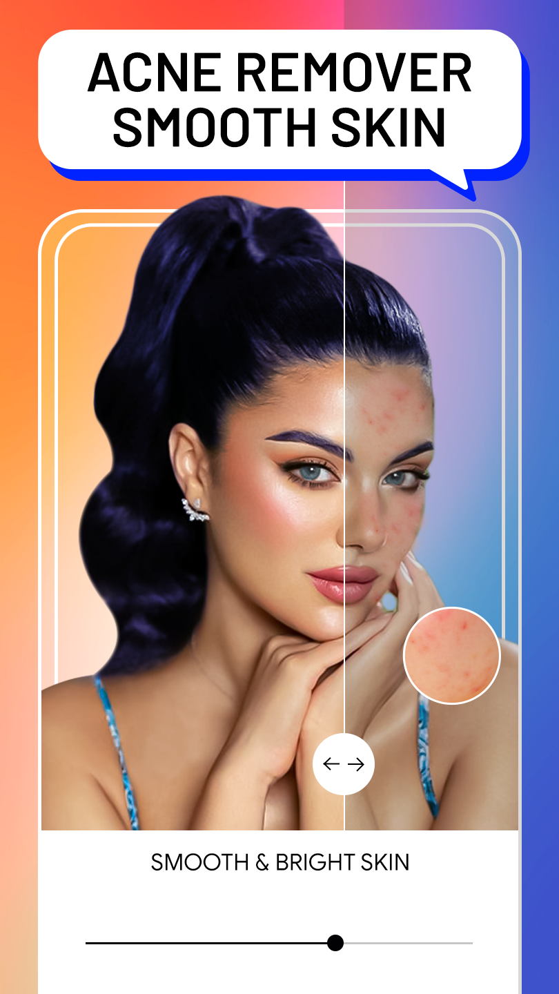 اسکرین شات 4 برنامه YuFace: Makeup Cam, Face App