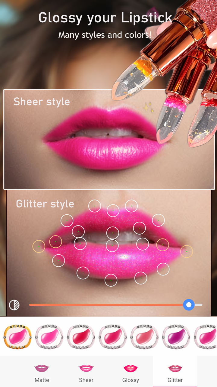 اسکرین شات 6 برنامه YouFace Makeup - Beauty Editor