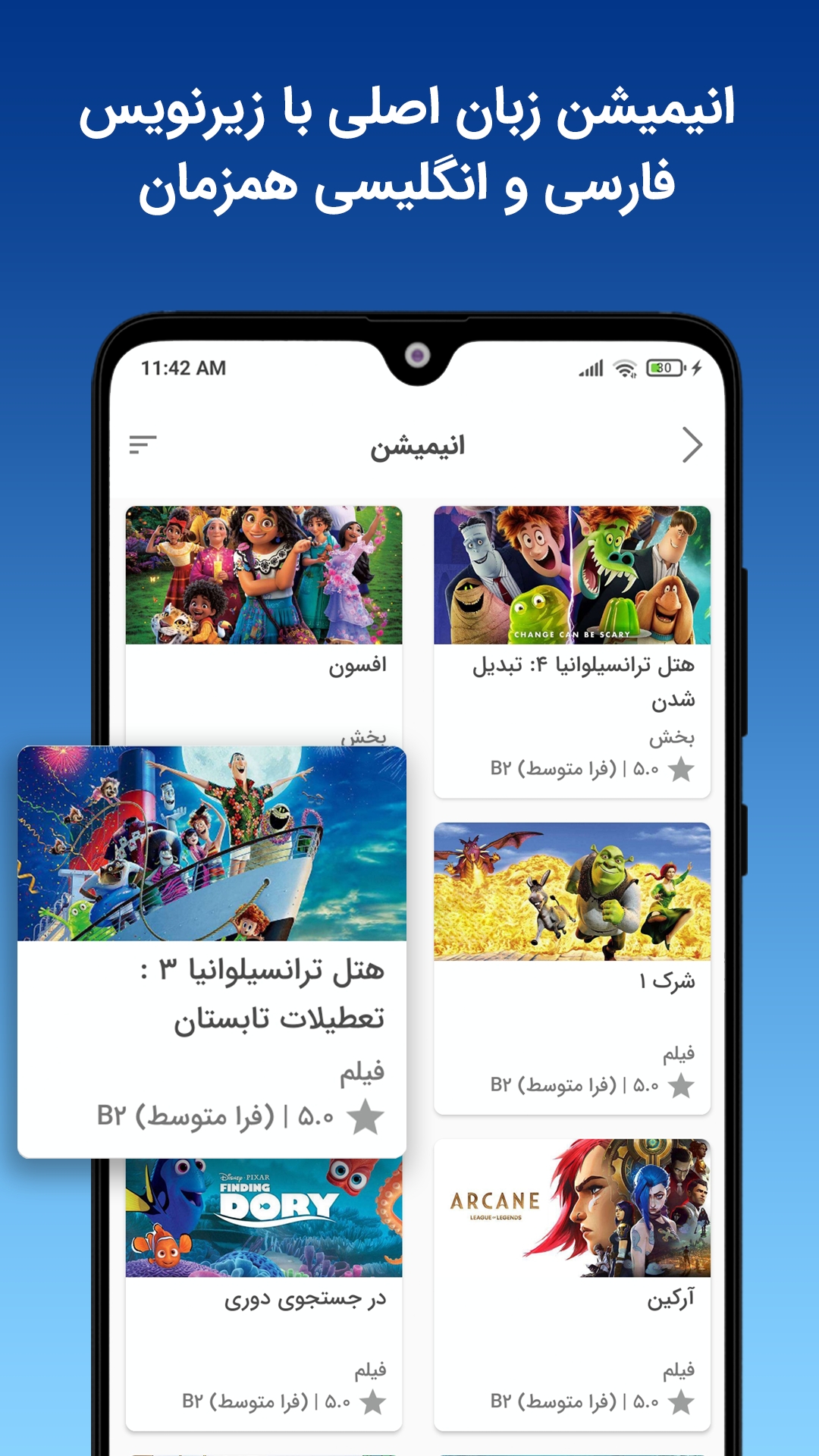 اسکرین شات 1 برنامه زبانشناس: آموزش زبان انگلیسی