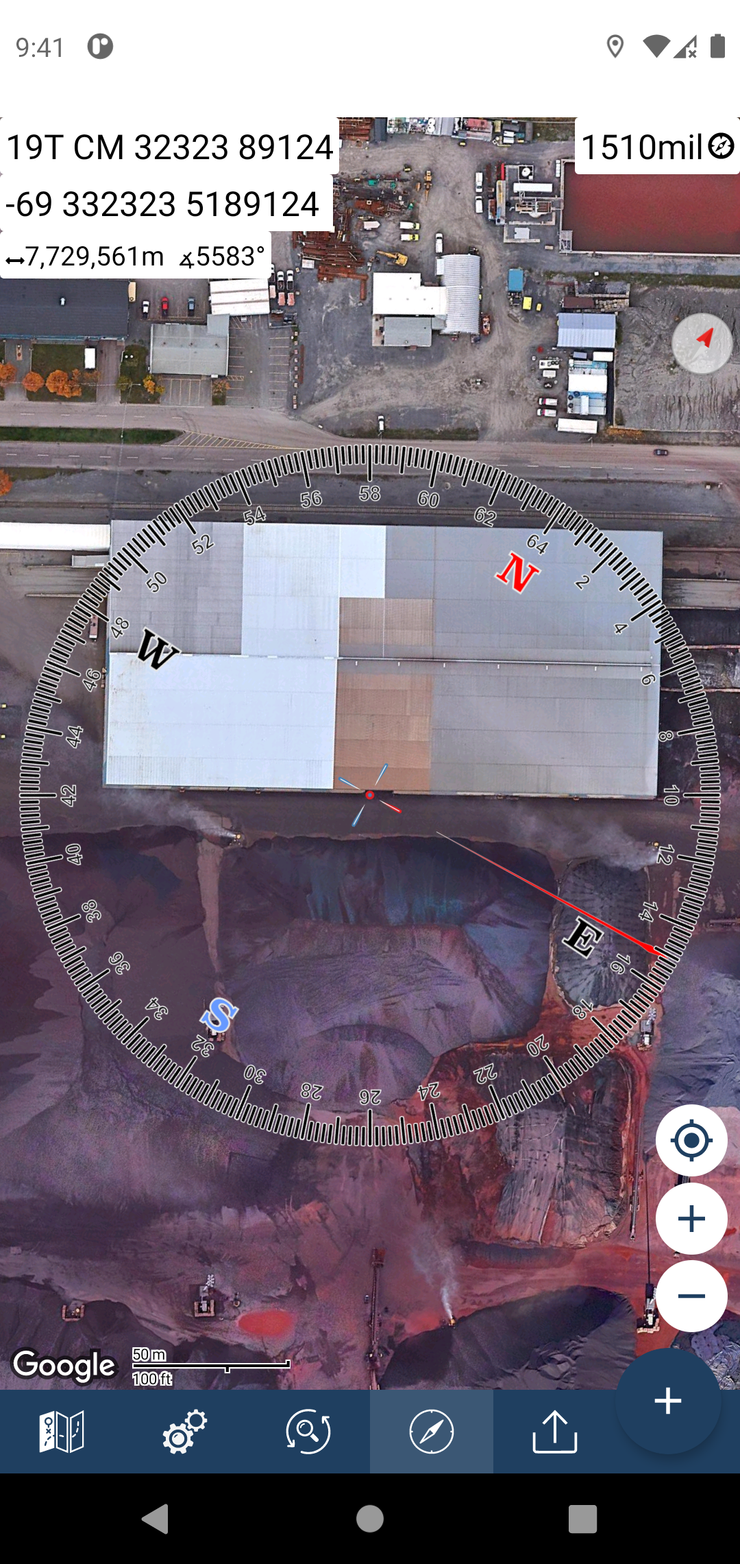 اسکرین شات 4 برنامه Hawk Map GPS-GIS