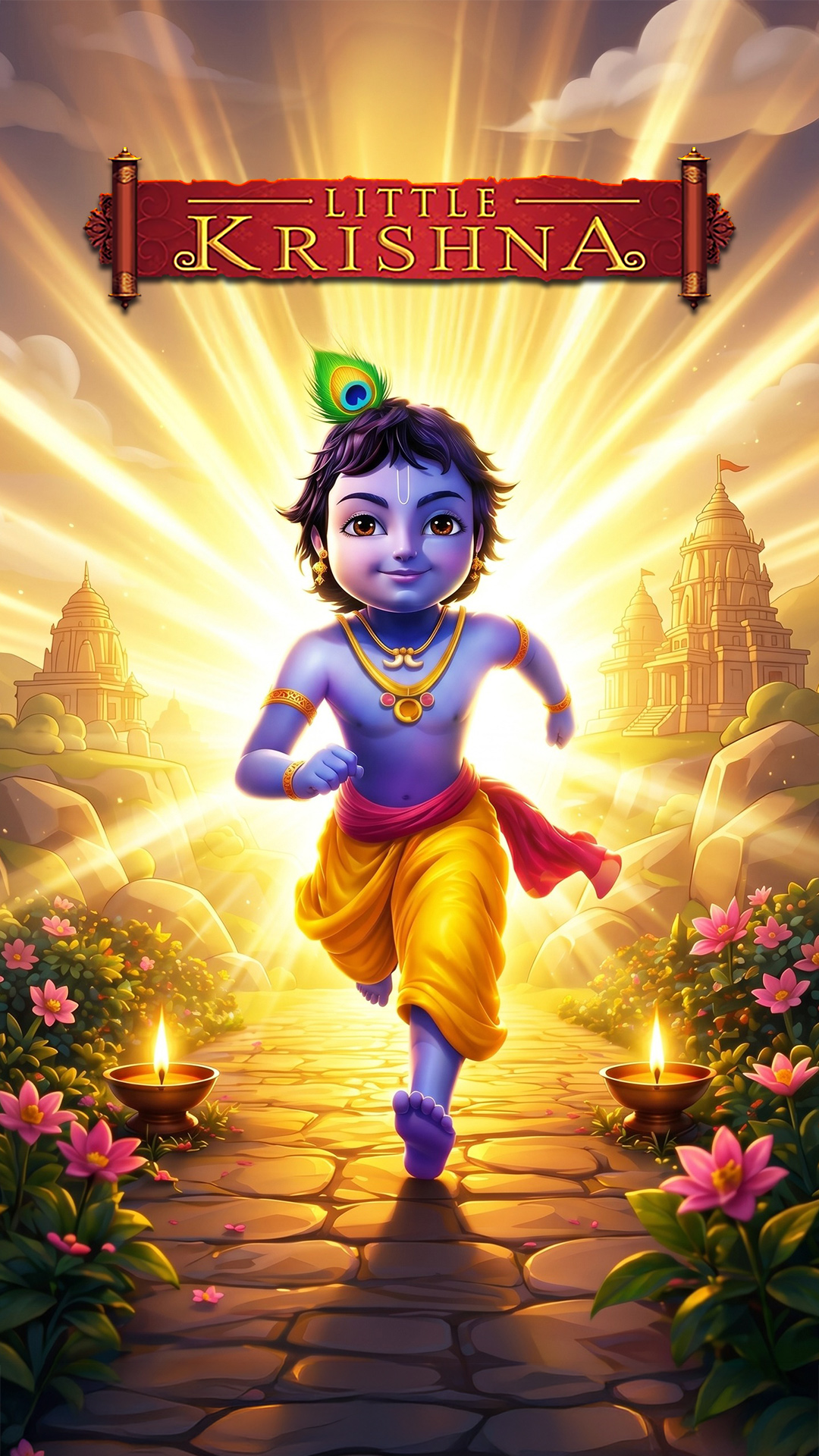 اسکرین شات 1 بازی Little Krishna