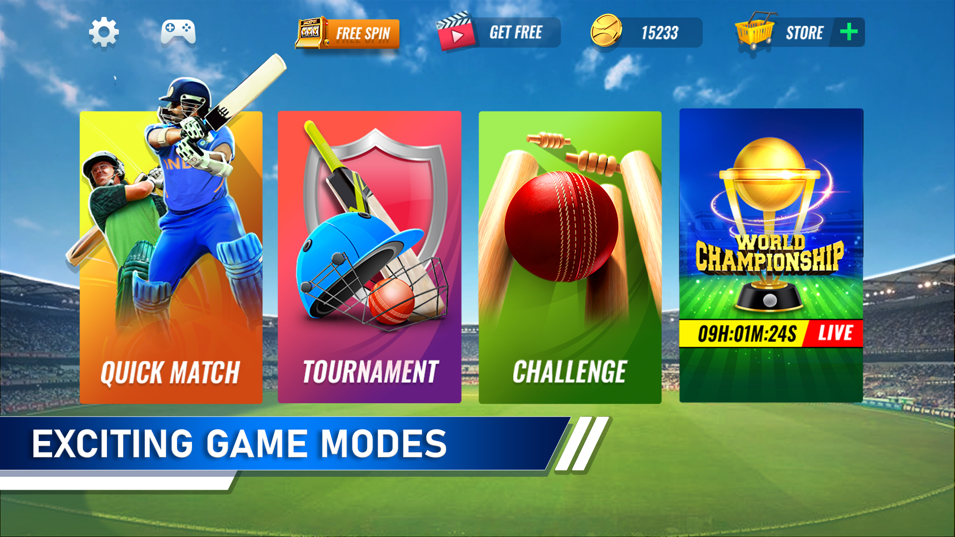 اسکرین شات 2 بازی T20 Cricket Champions 3D