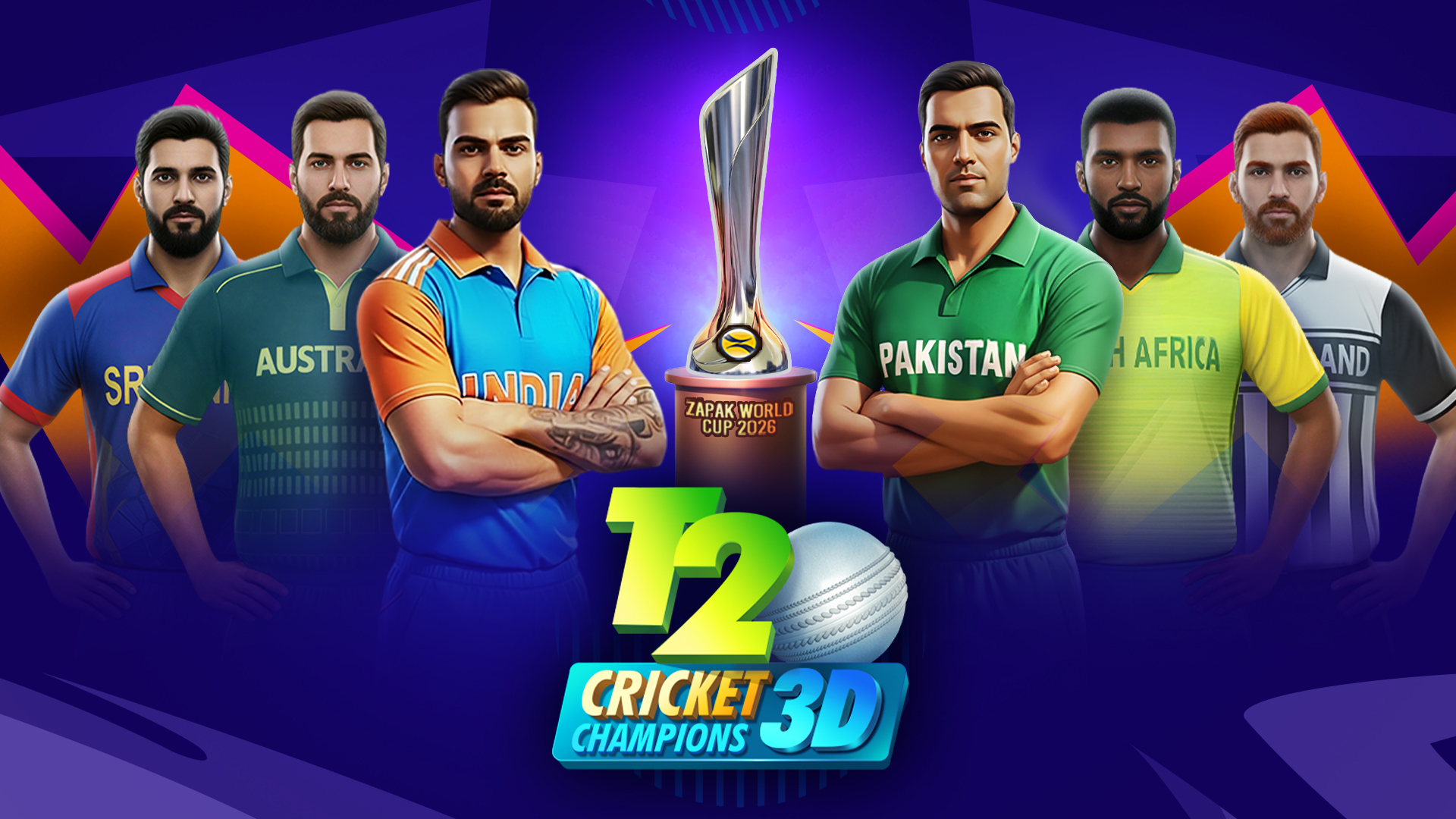 اسکرین شات 1 بازی T20 Cricket Champions 3D