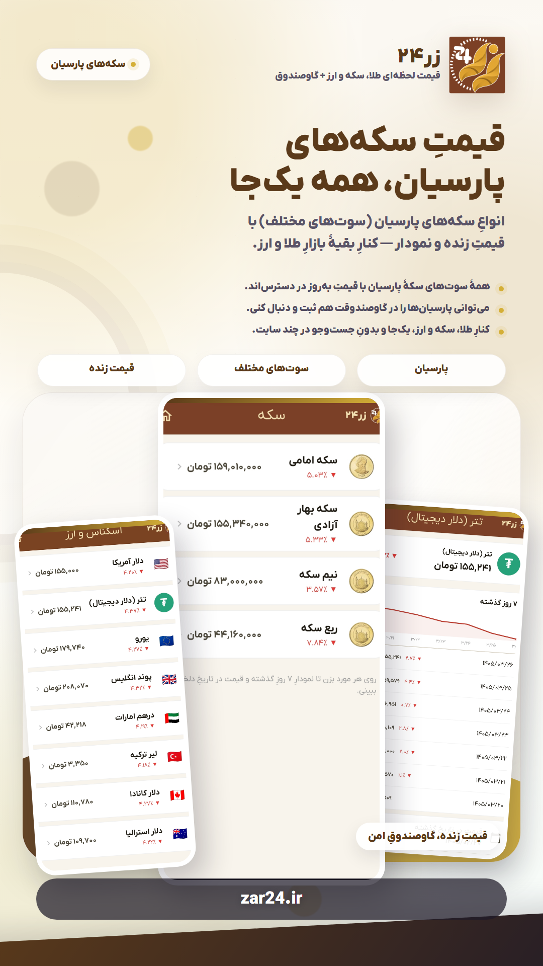 اسکرین شات 3 برنامه ‏‏‏زر24