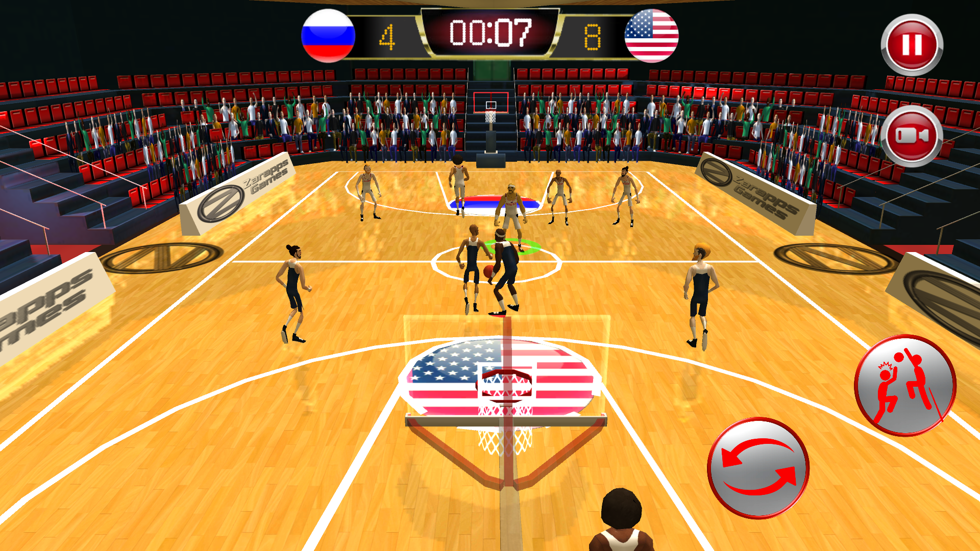 اسکرین شات 3 بازی Basketball World