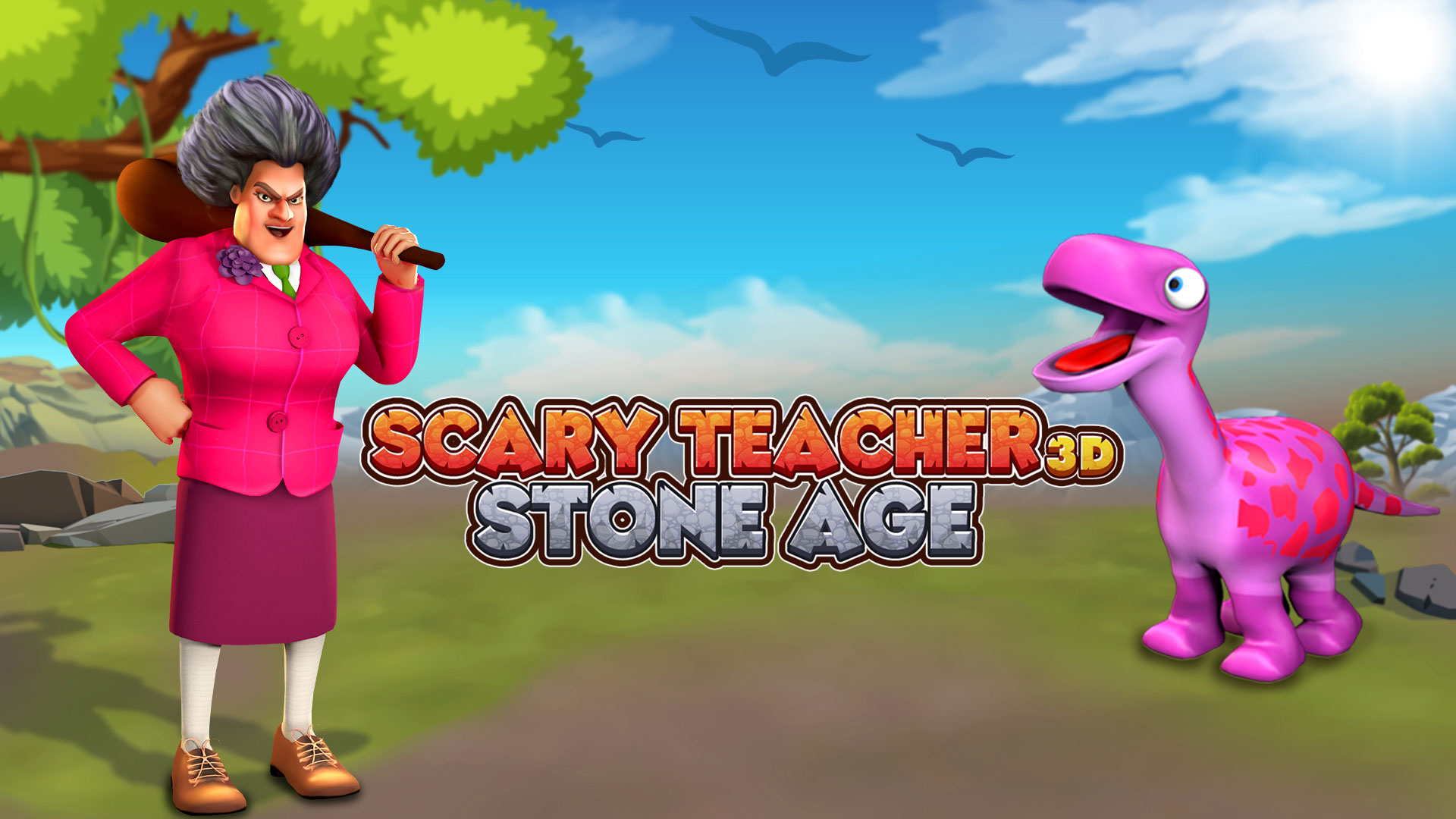 اسکرین شات 6 بازی Scary Teacher 3D: عصر حجر