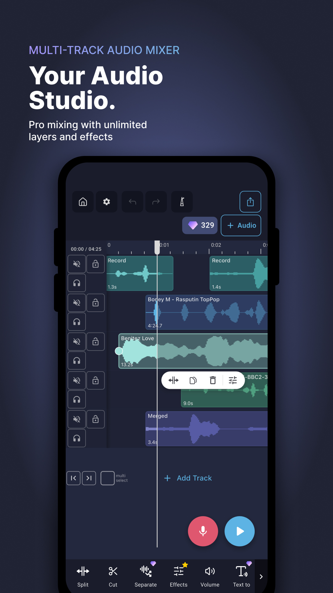 اسکرین شات 3 برنامه VoxBox AI Video & Audio Editor