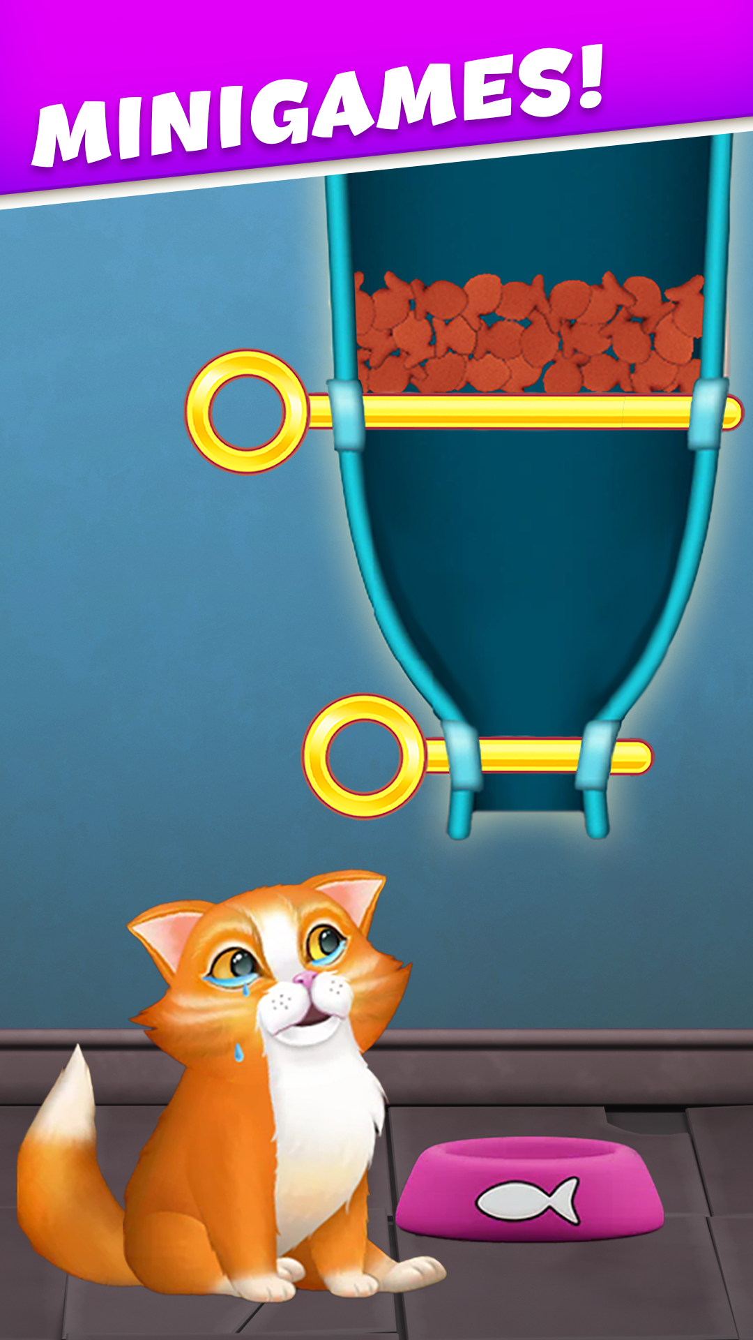 اسکرین شات 6 بازی Royal Cats: Match 3 puzzles