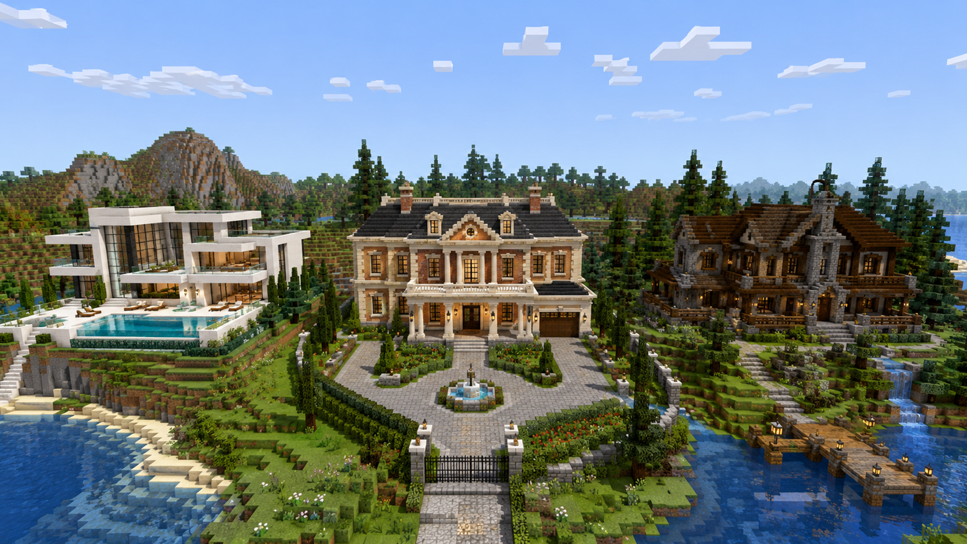 اسکرین شات 4 برنامه Mansions for Minecraft PE