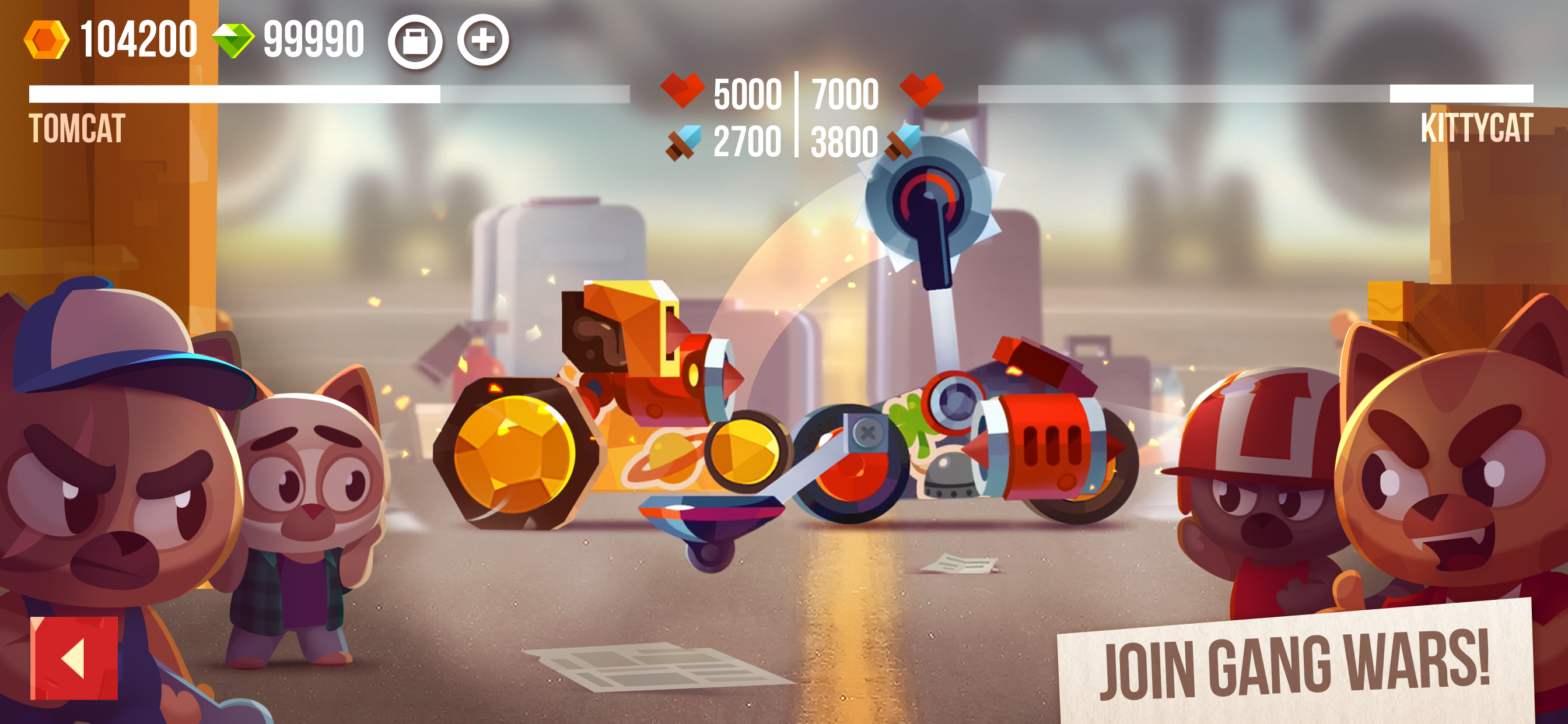 اسکرین شات 4 بازی CATS: Crash Arena Turbo Stars