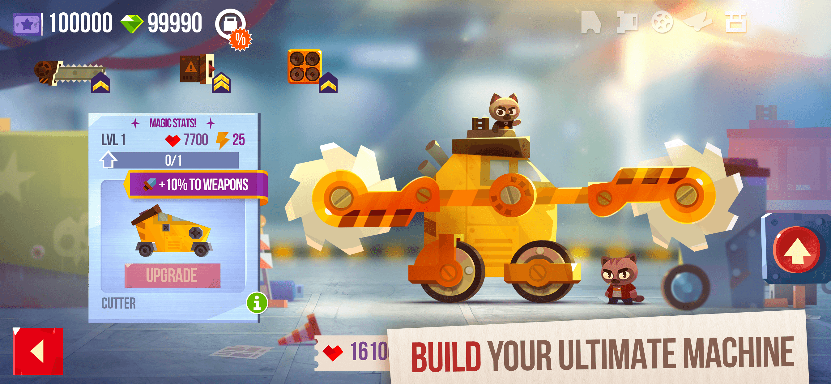 اسکرین شات 2 بازی CATS: Crash Arena Turbo Stars