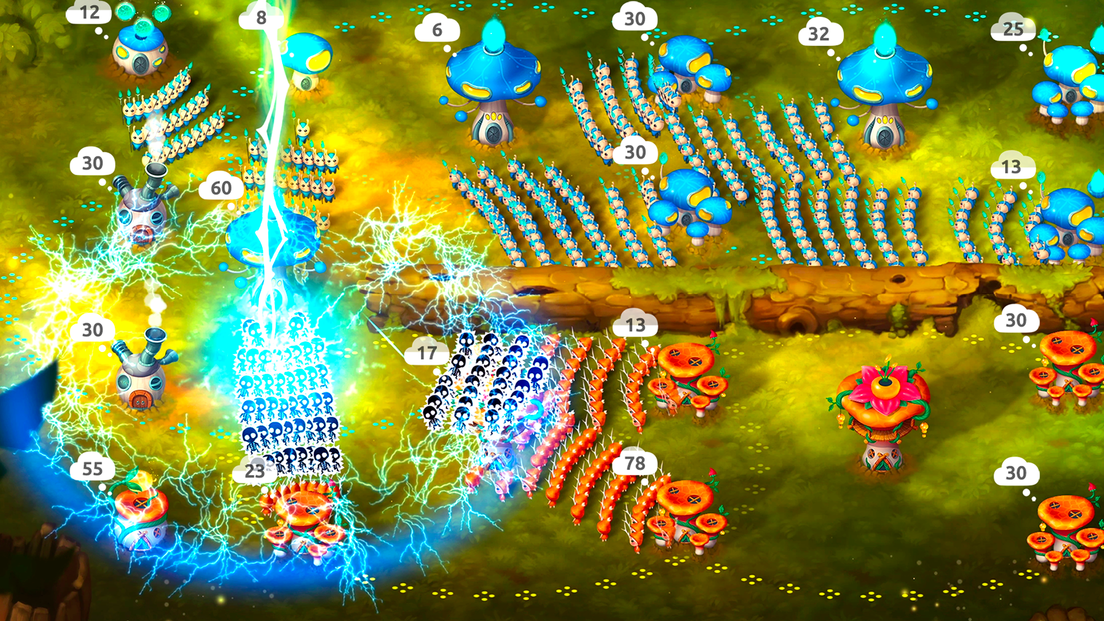 اسکرین شات 6 بازی Mushroom Wars 2: Epic RTS war