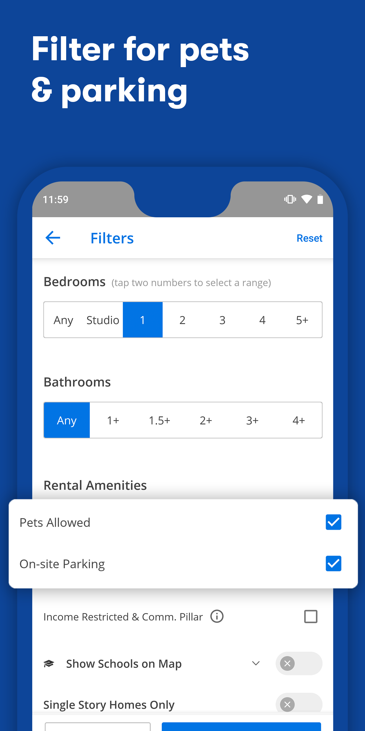 اسکرین شات 3 برنامه Apartments & Rentals - Zillow