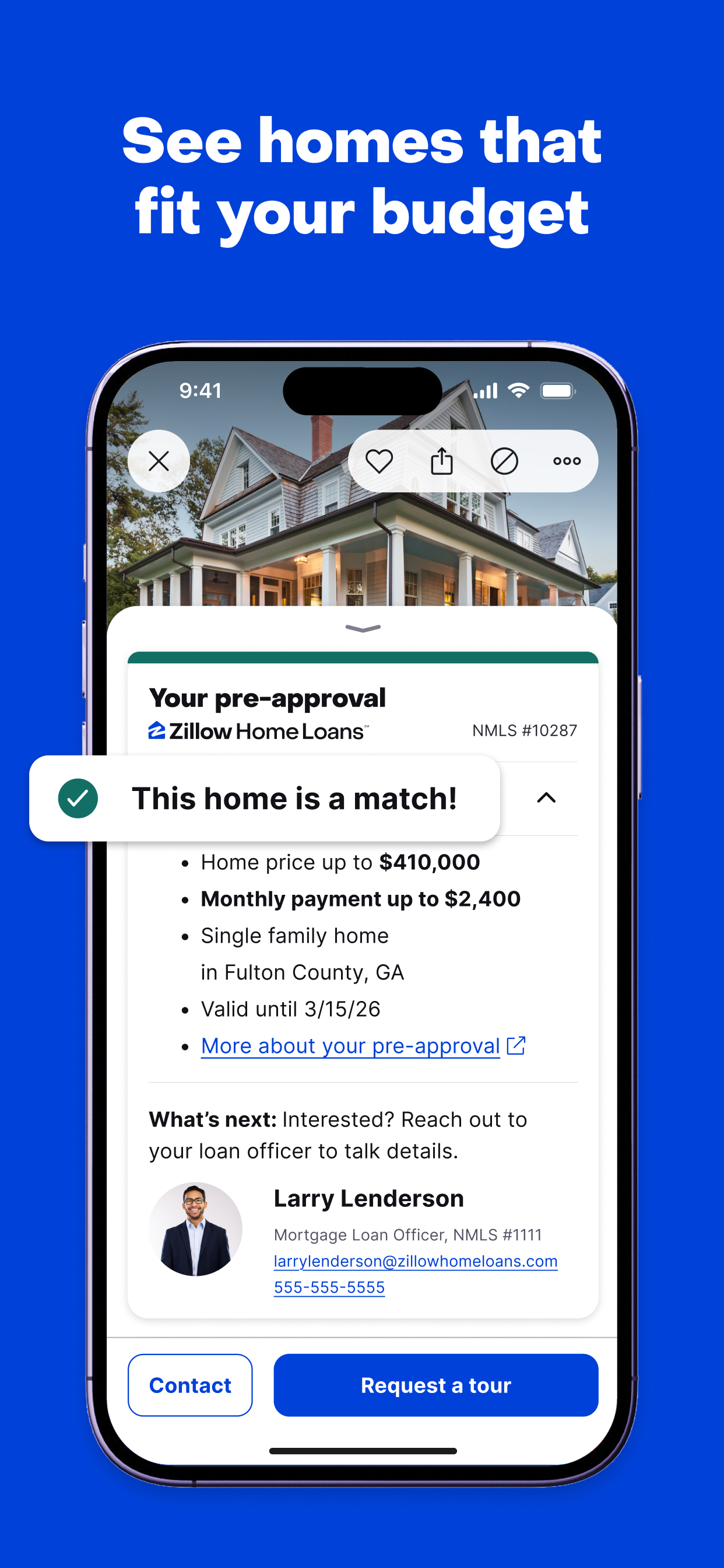 اسکرین شات 5 برنامه Zillow: Homes for Sale & Rent
