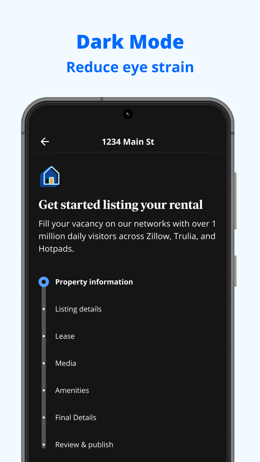 اسکرین شات 3 برنامه Zillow Rental Manager