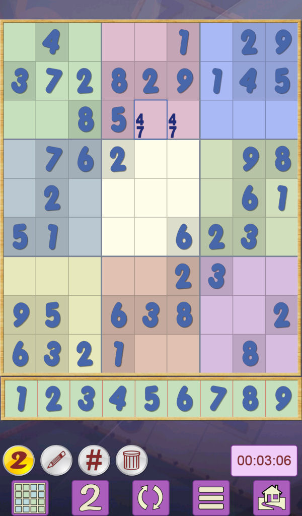اسکرین شات 1 بازی Sudoku V+, fun sudoku puzzles