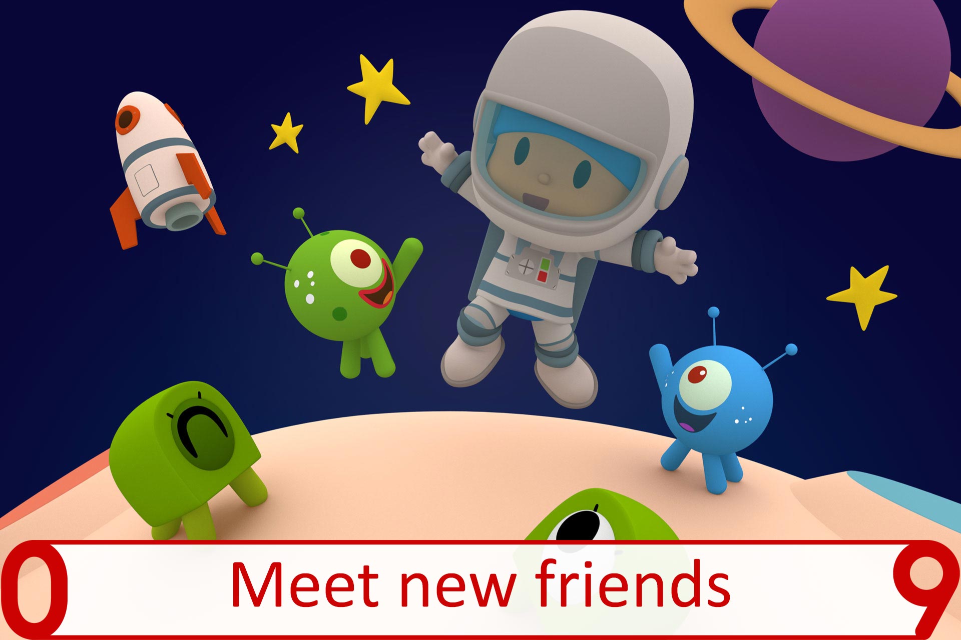 اسکرین شات 5 بازی Pocoyo 1,2,3 Space Adventure