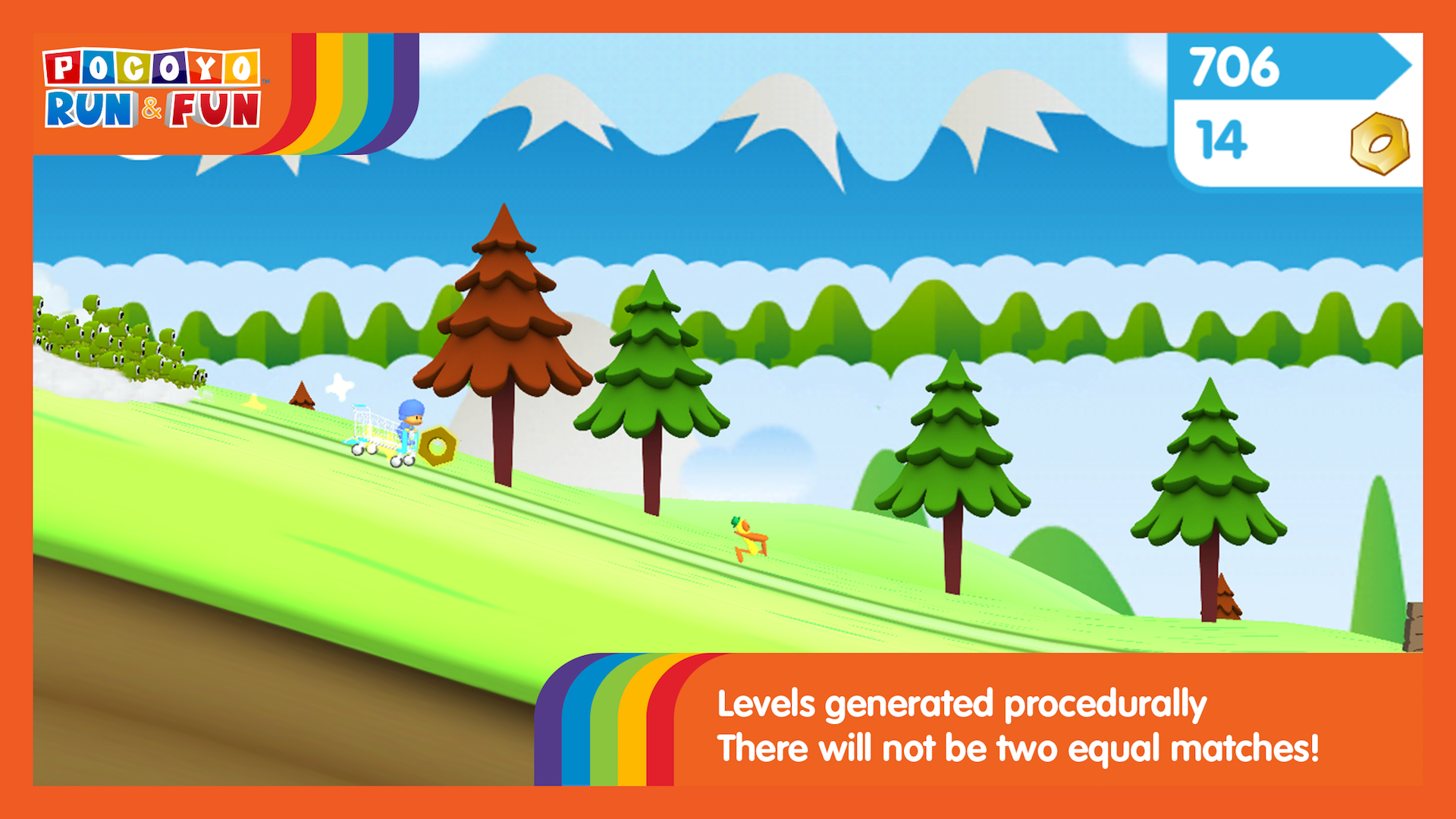 اسکرین شات 2 بازی Pocoyo Run & Fun: Cartoon Jump