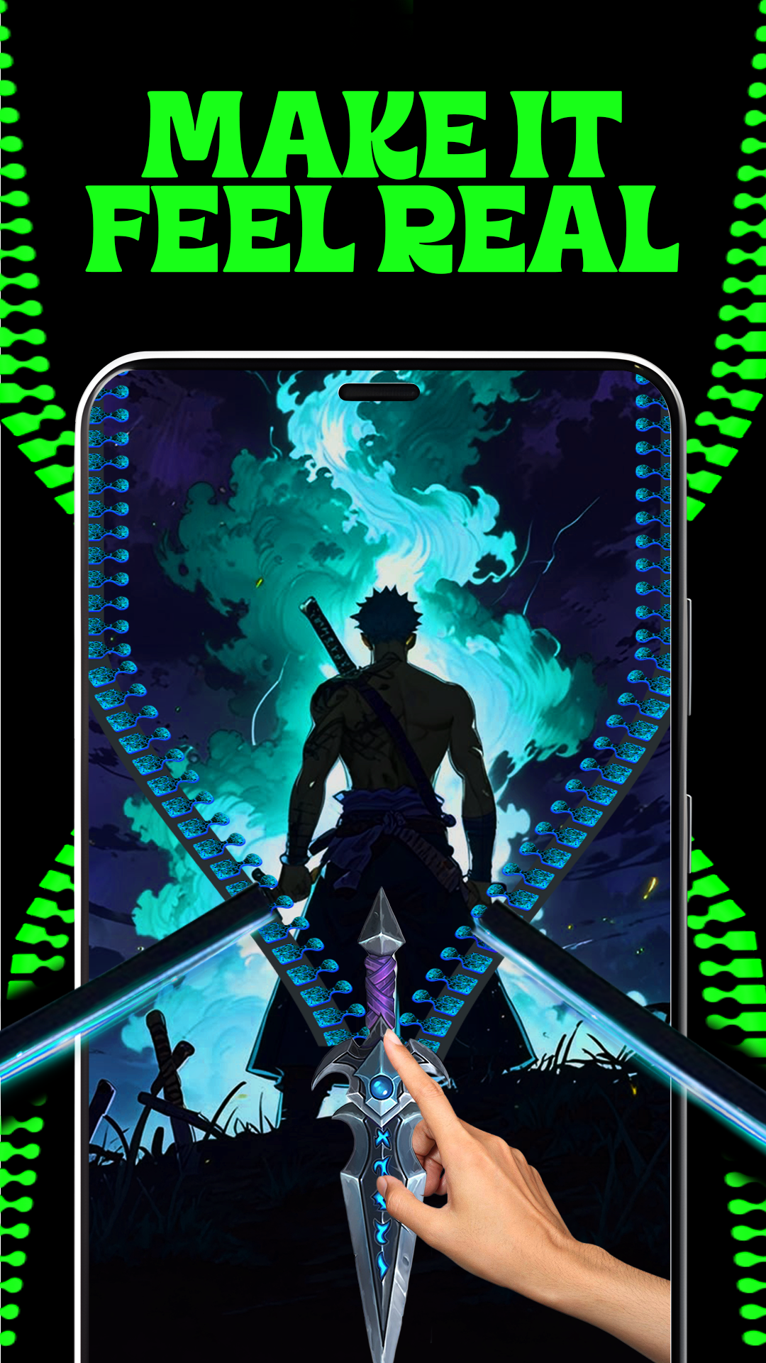 اسکرین شات 3 برنامه Zipper Lock Screen - Wallpaper