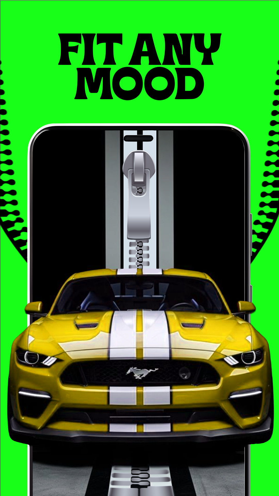 اسکرین شات 2 برنامه Zipper Lock Screen - Wallpaper
