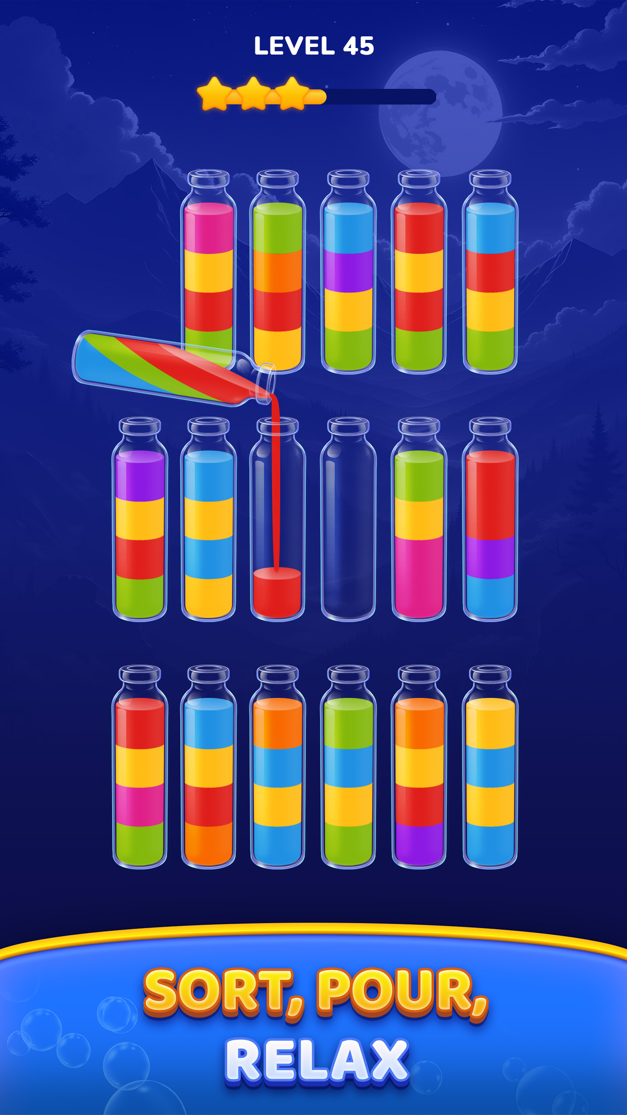 اسکرین شات 1 بازی Get Color - Water Sort Puzzle