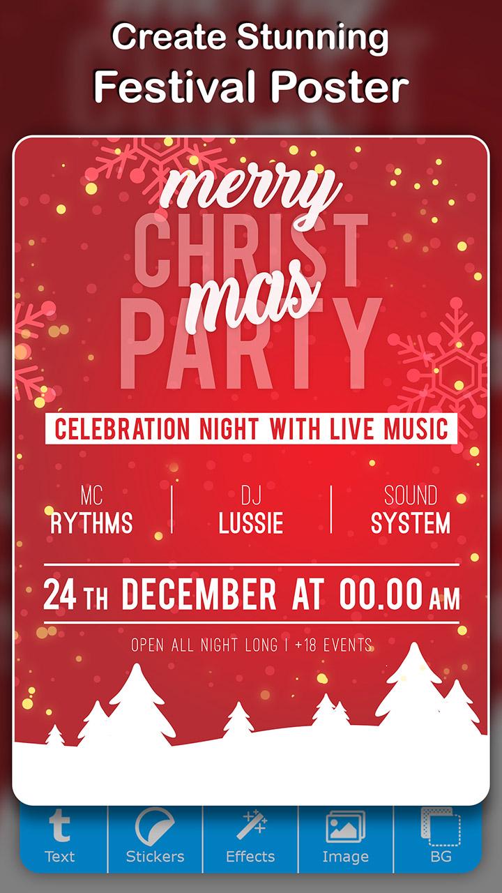 اسکرین شات 1 برنامه Poster Maker: Creative Arts, F