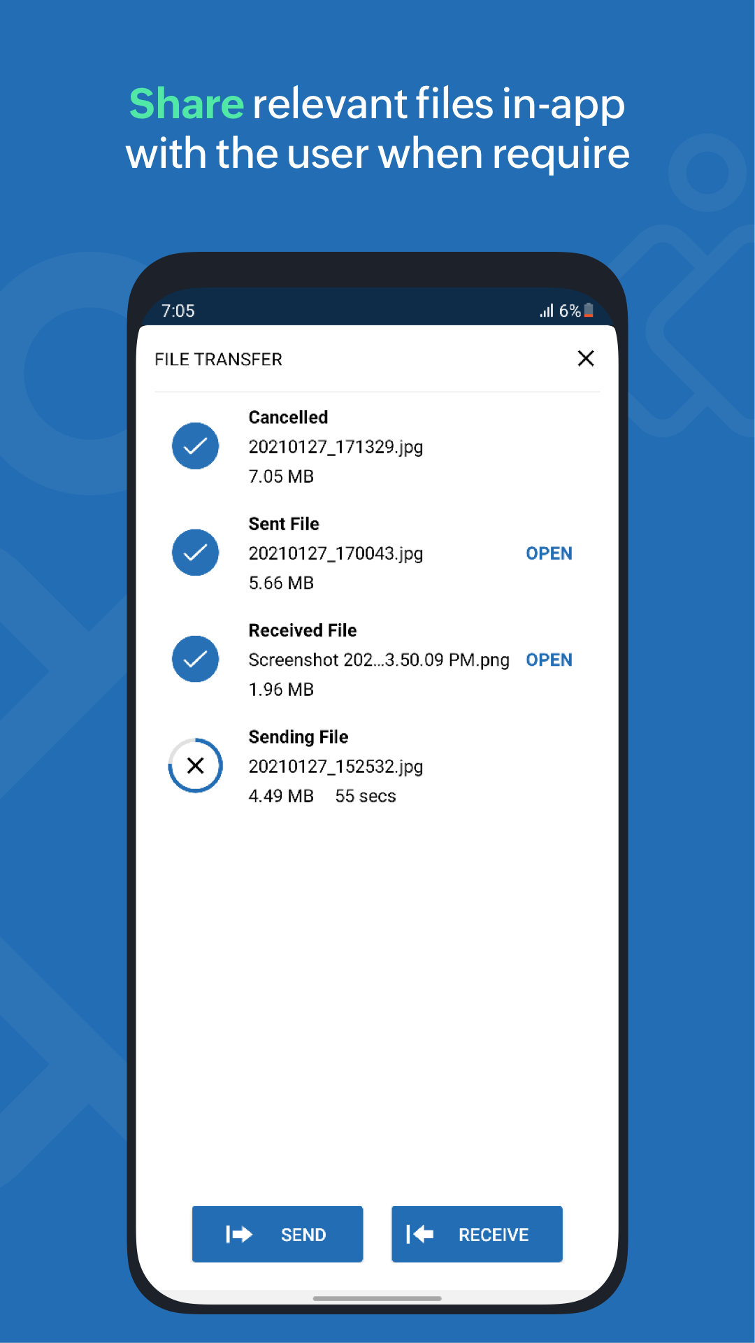 اسکرین شات 5 برنامه Zoho Assist - Remote Desktop