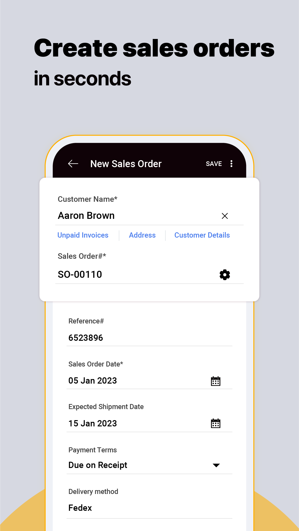 اسکرین شات 8 برنامه Inventory Management App -Zoho