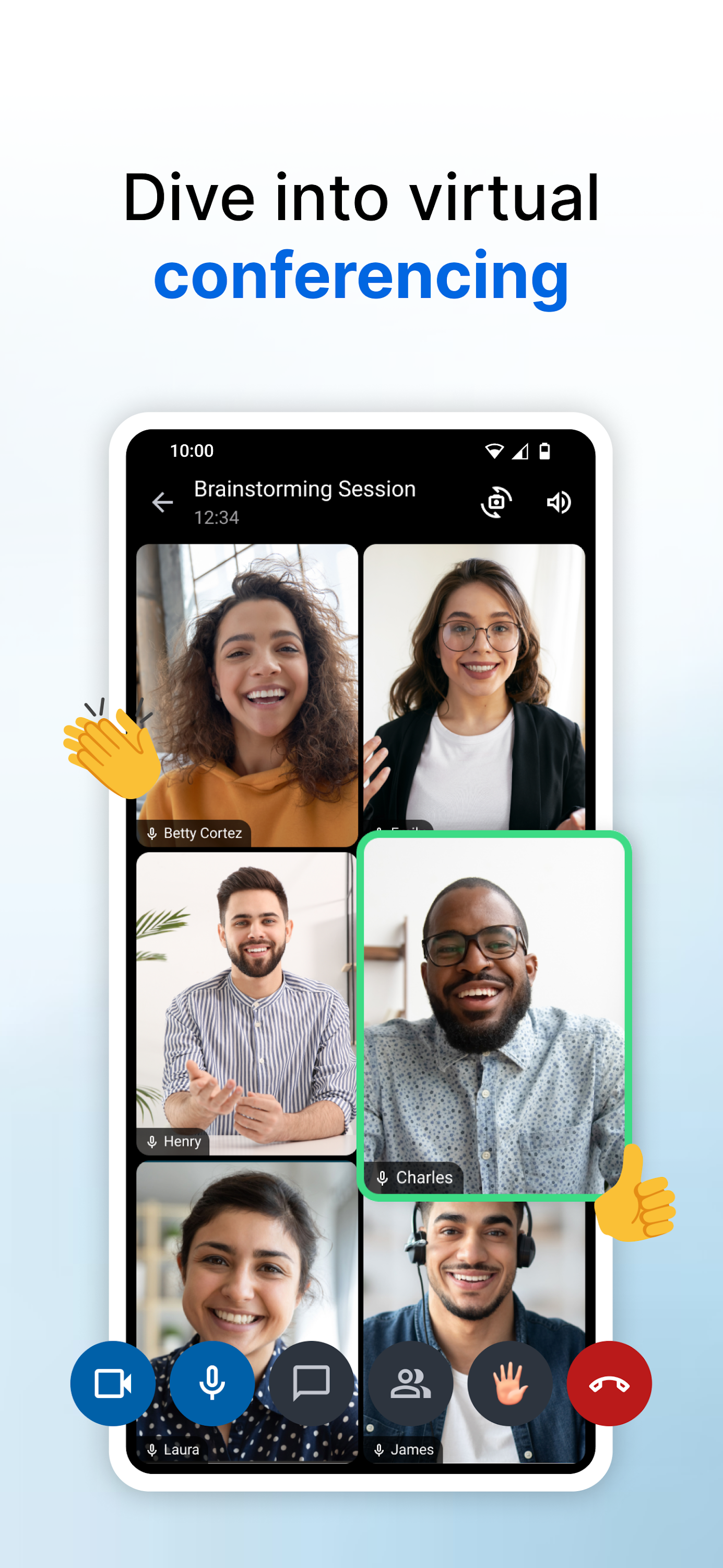 اسکرین شات 1 برنامه Zoho Meeting - Meet Virtually