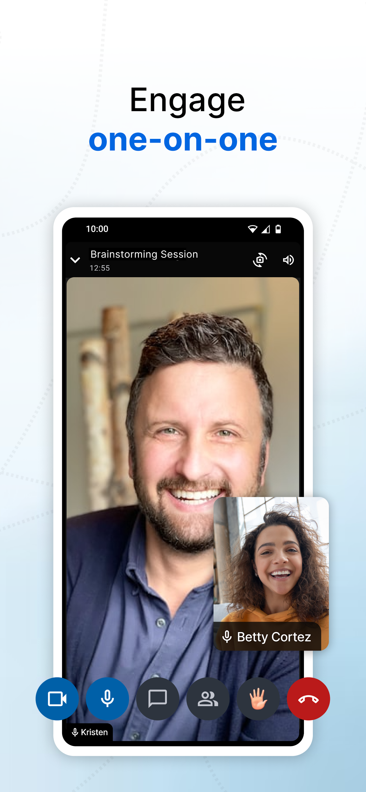 اسکرین شات 2 برنامه Zoho Meeting - Meet Virtually